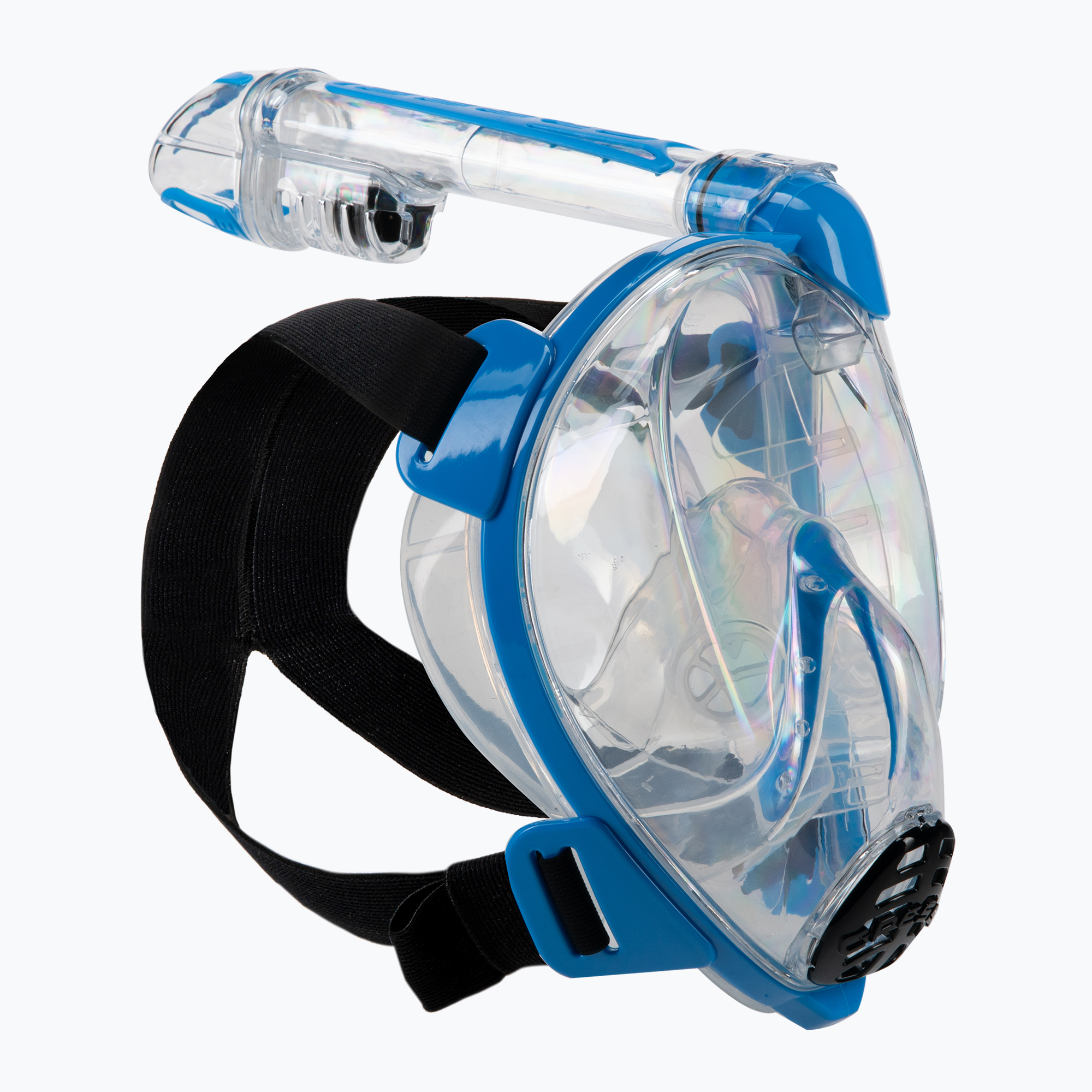 Целолицева маска за гмуркане с шнорхел Cressi Duke Dry blue XDT000020