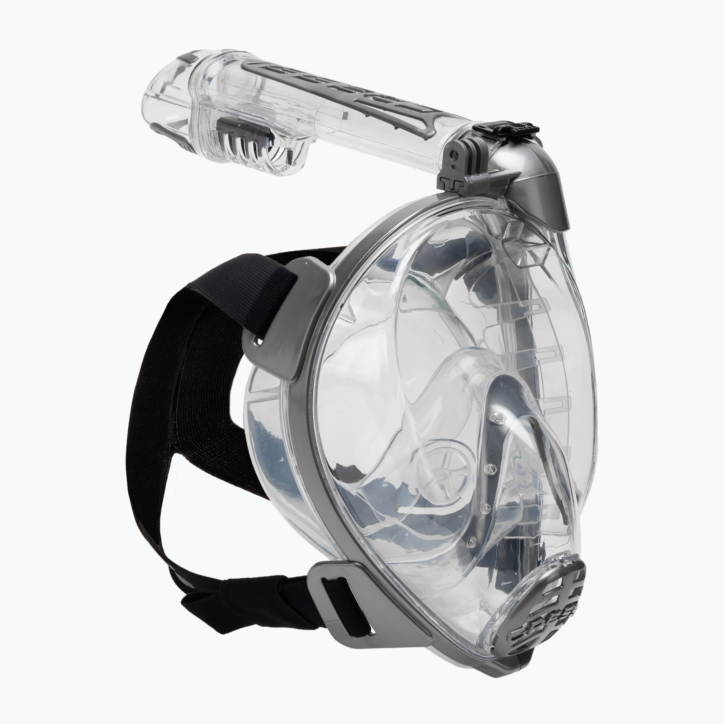 Cressi Duke Action сива пълнолицева маска за гмуркане с шнорхел XDT000255