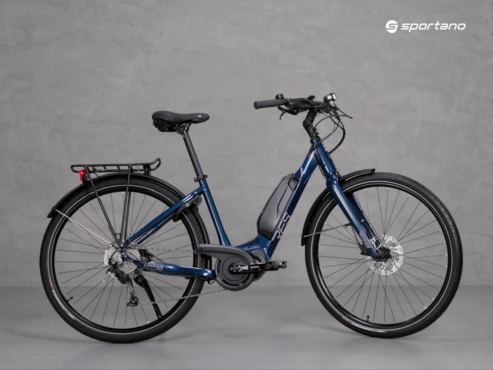 Дамски електрически велосипед Ridley RES U500 U50-01Cs син SBIU5WRID001