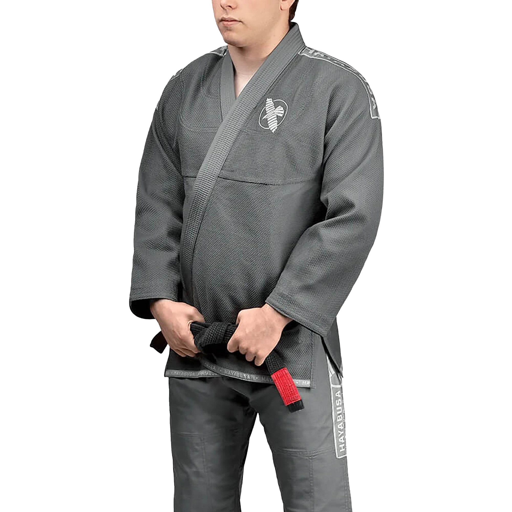 Hayabusa Олекотено кимоно за джу джицу GI сиво HLWJJG-GA1