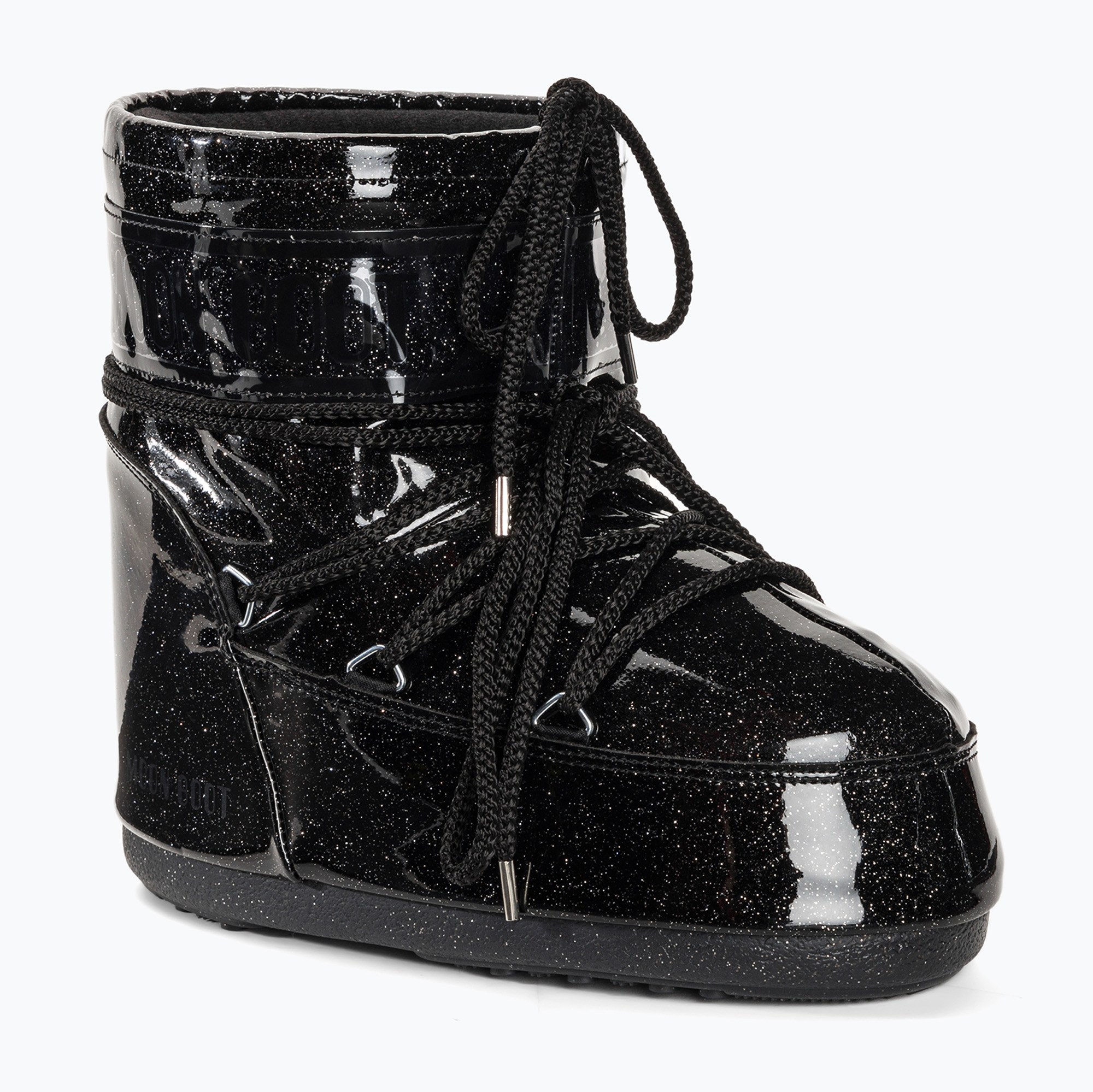 Дамски ботуши Moon Boot Icon Low Glitter black snow boots