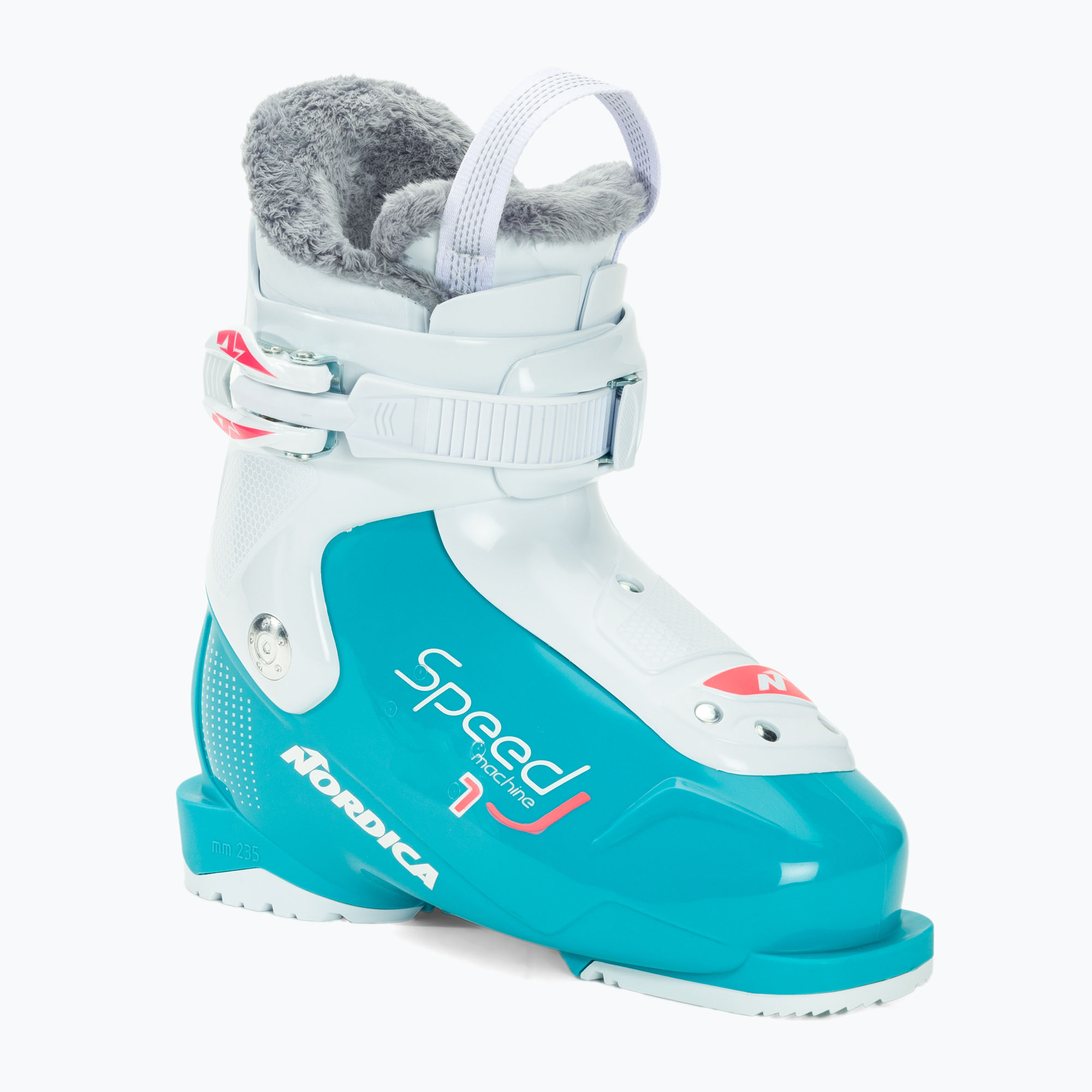 Детски ски обувки Nordica Speedmachine J1 светлосиньо/бяло/розово