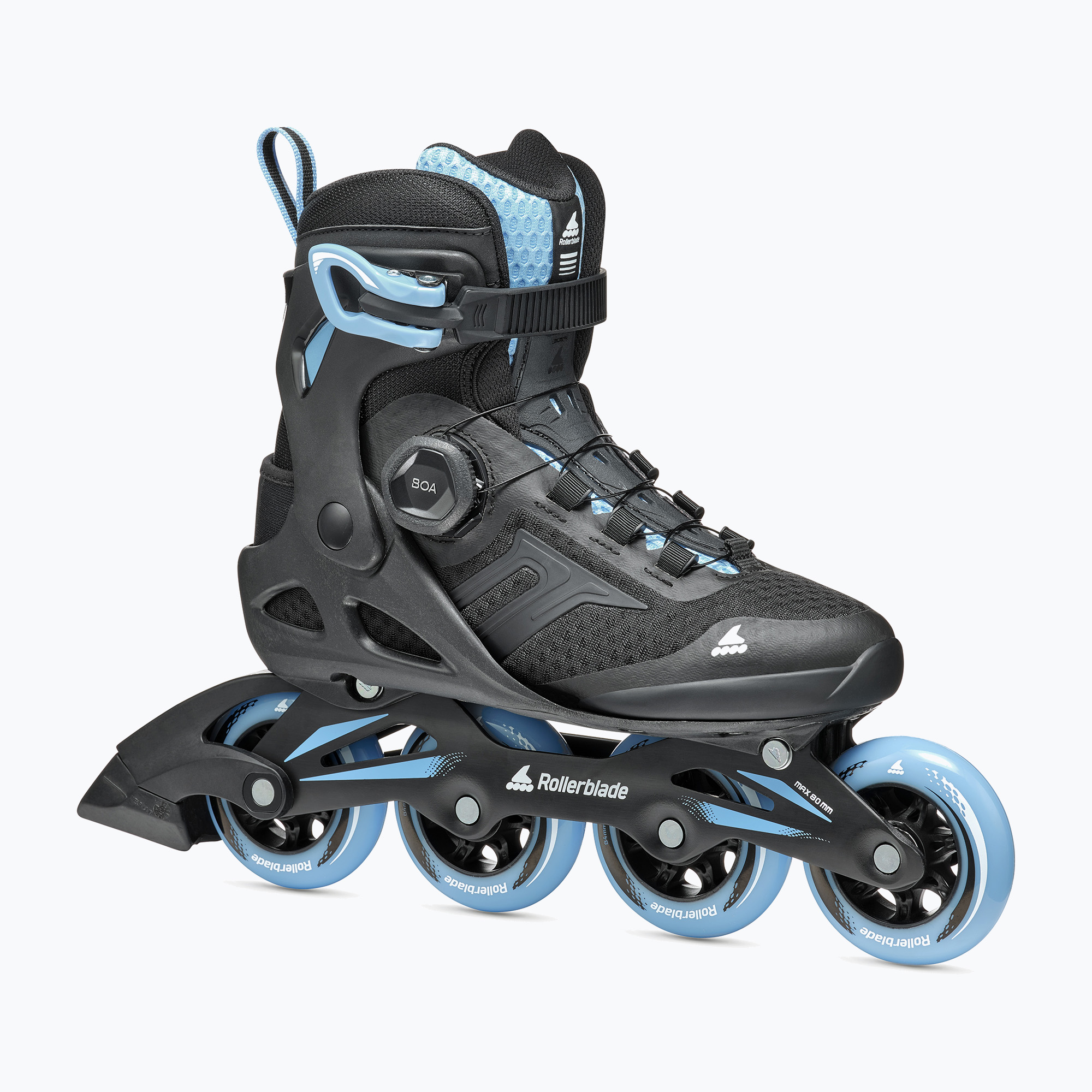 Дамски ролкови кънки Rollerblade Macroblade 84 BOA black-blue 07370700092