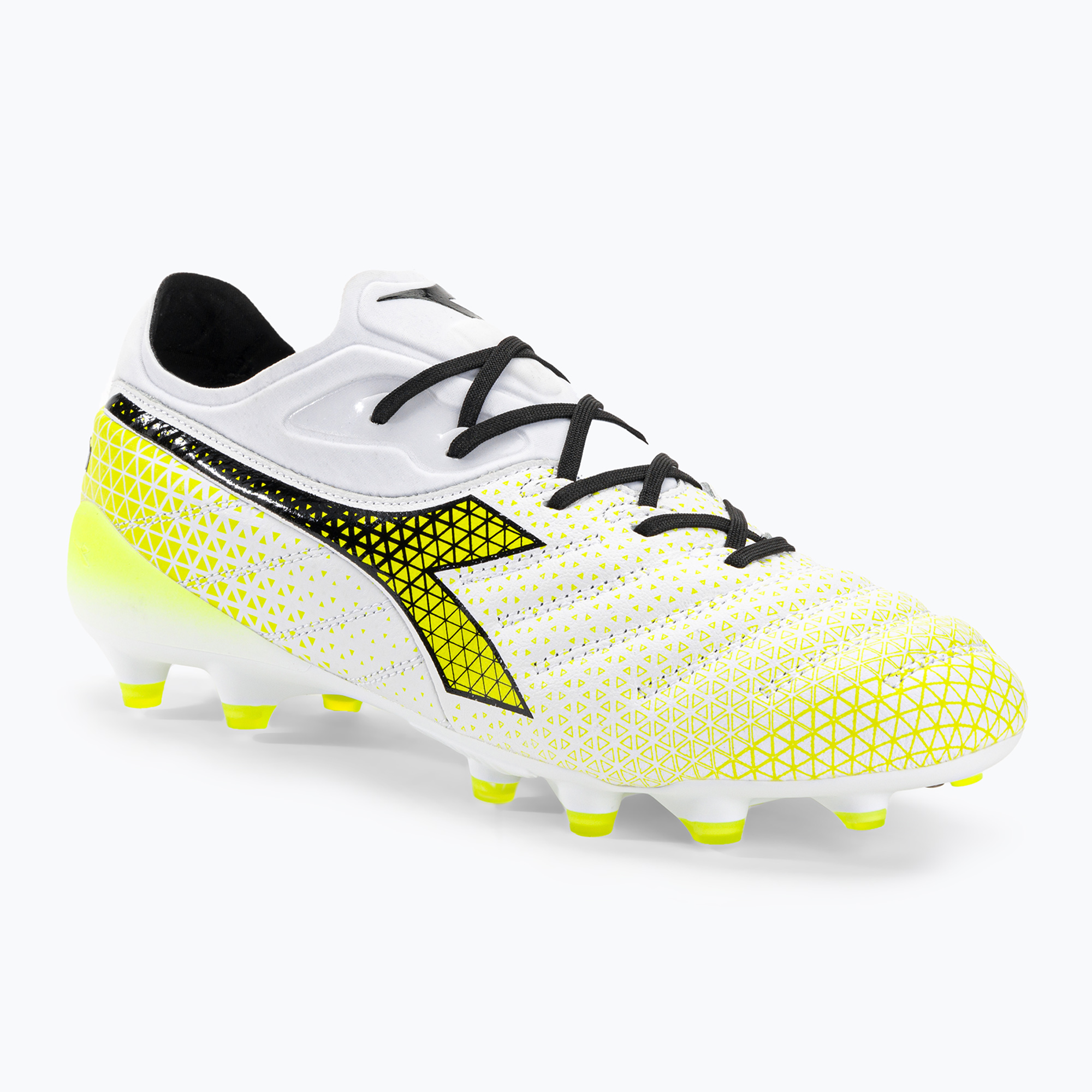 Мъжки футболни обувки Diadora Brasil Elite Tech GR LPX white/black/fluo yellow
