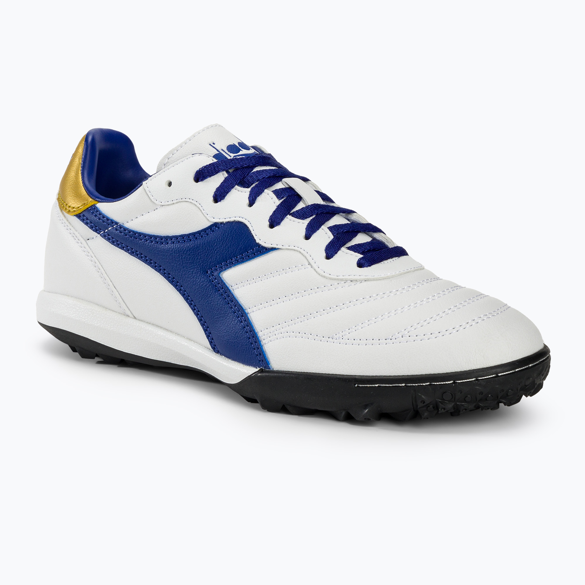Мъжки футболни обувки Diadora Brasil 2 R TFR white/blue/gold
