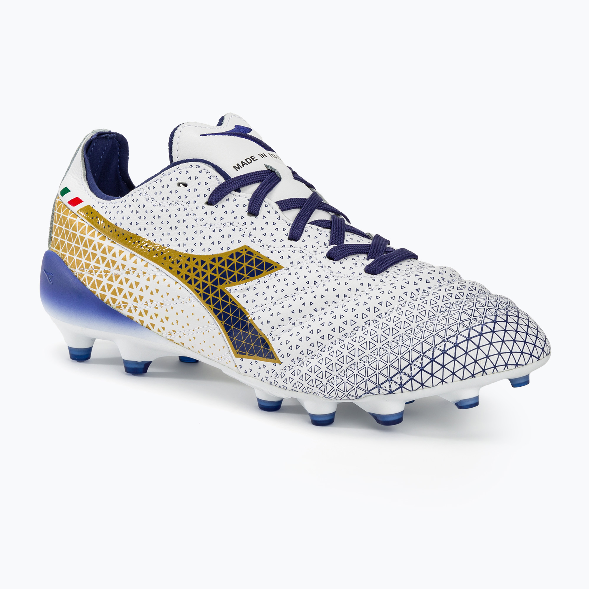 Мъжки футболни обувки Diadora Brasil Elite Tech GR ITA LPX white/blue/gold