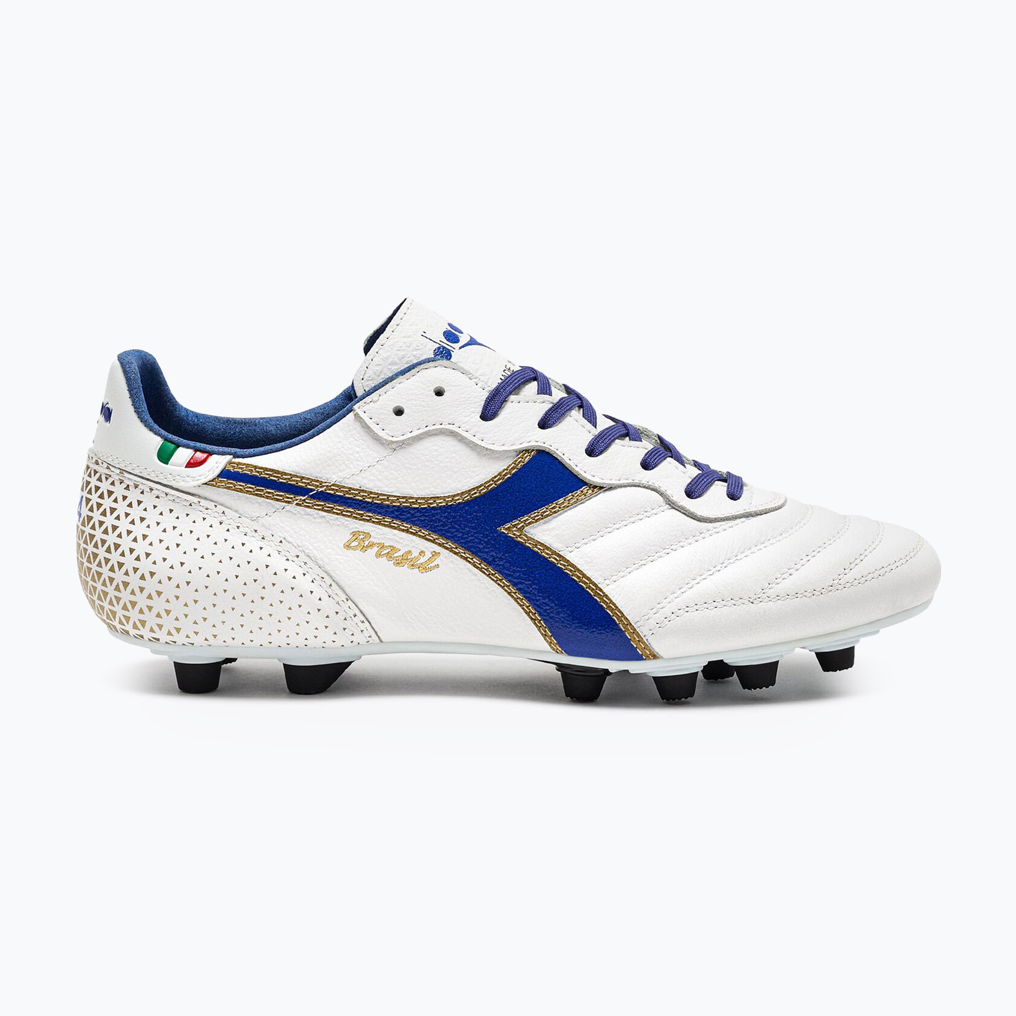 Мъжки футболни обувки Diadora Brasil Italy OG GR LT  MDPU white/blue/gold