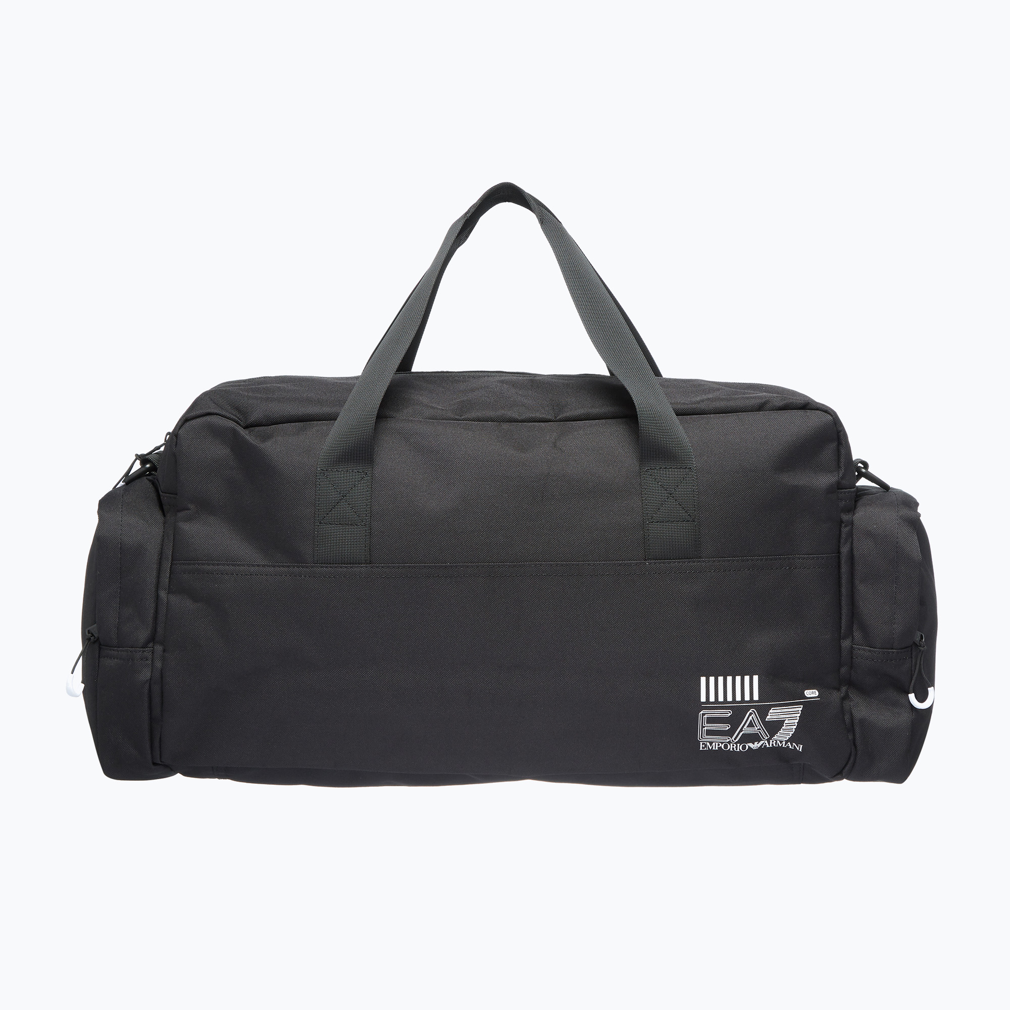 EA7 Спортна чанта с логото на Emporio Armani Train Core в черно/бяло