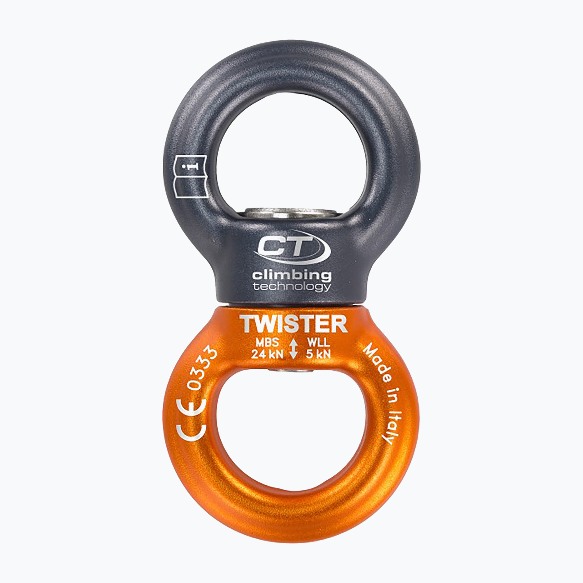 Climbing Technology Twister сив/оранжев въртящ се елемент