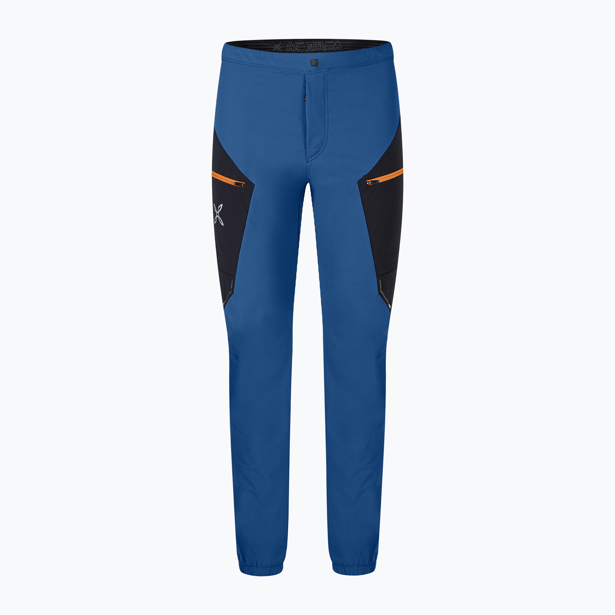 Мъжки панталони Montura Speed Style тъмно синьо/мандарино