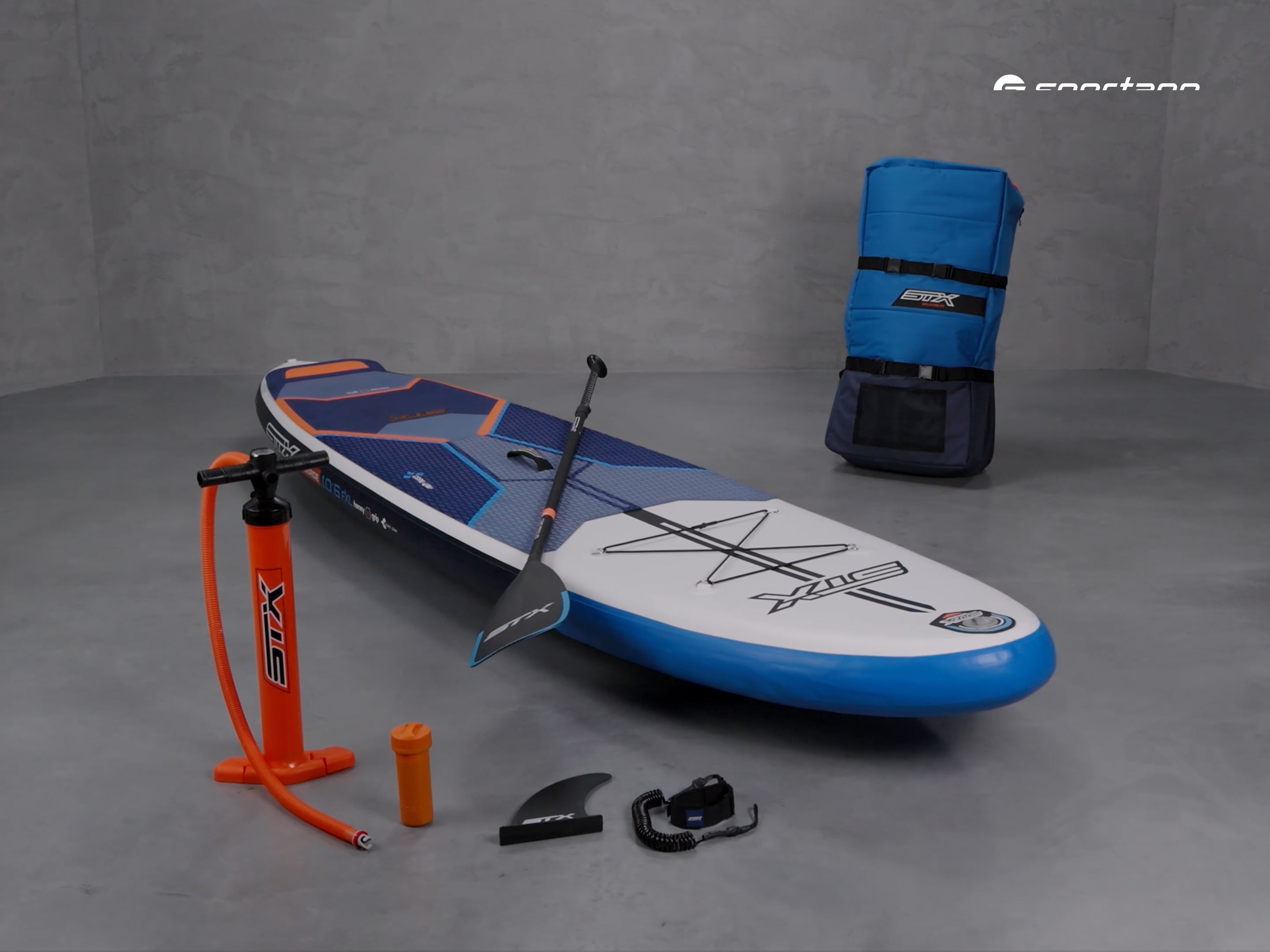 SUP дъска STX Freeride 10'6" 2022 синя 406.23100.010