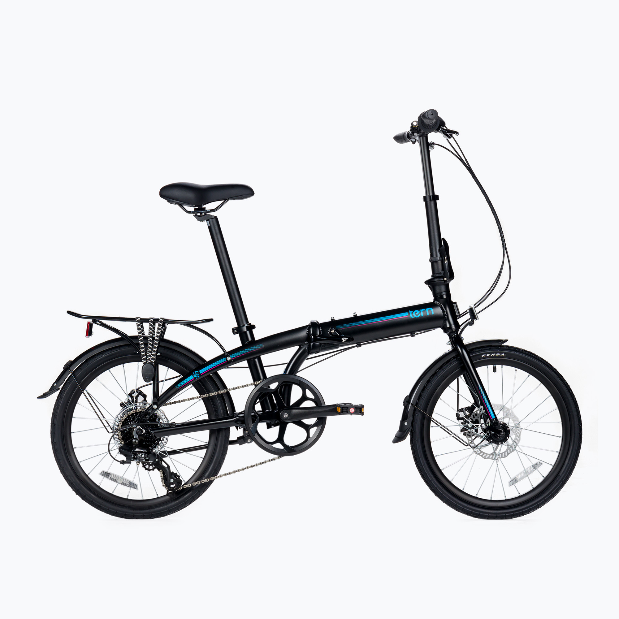 Сгъваем градски велосипед Tern Link B8 черен