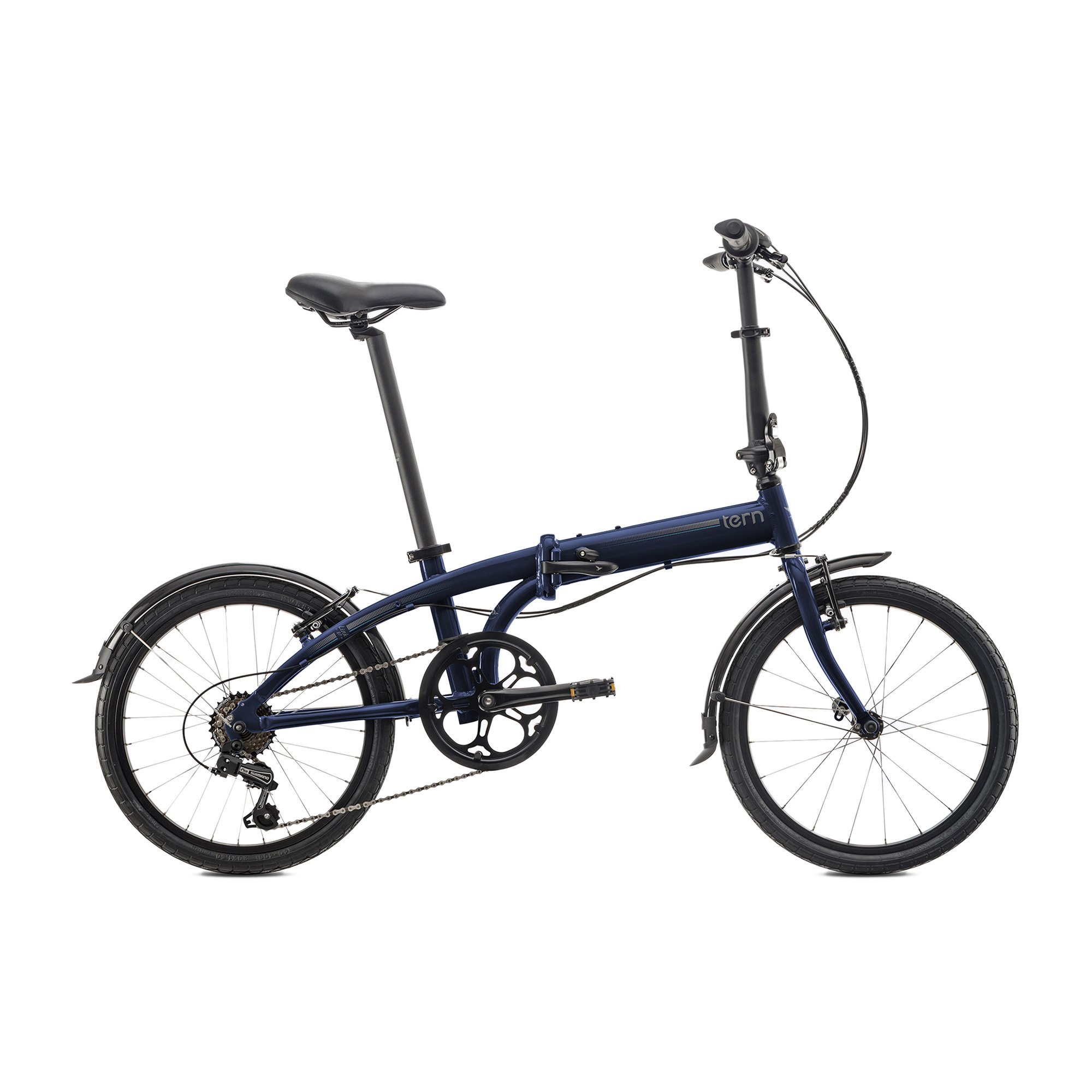 Сгъваем градски велосипед Tern LINK B7 тъмносин