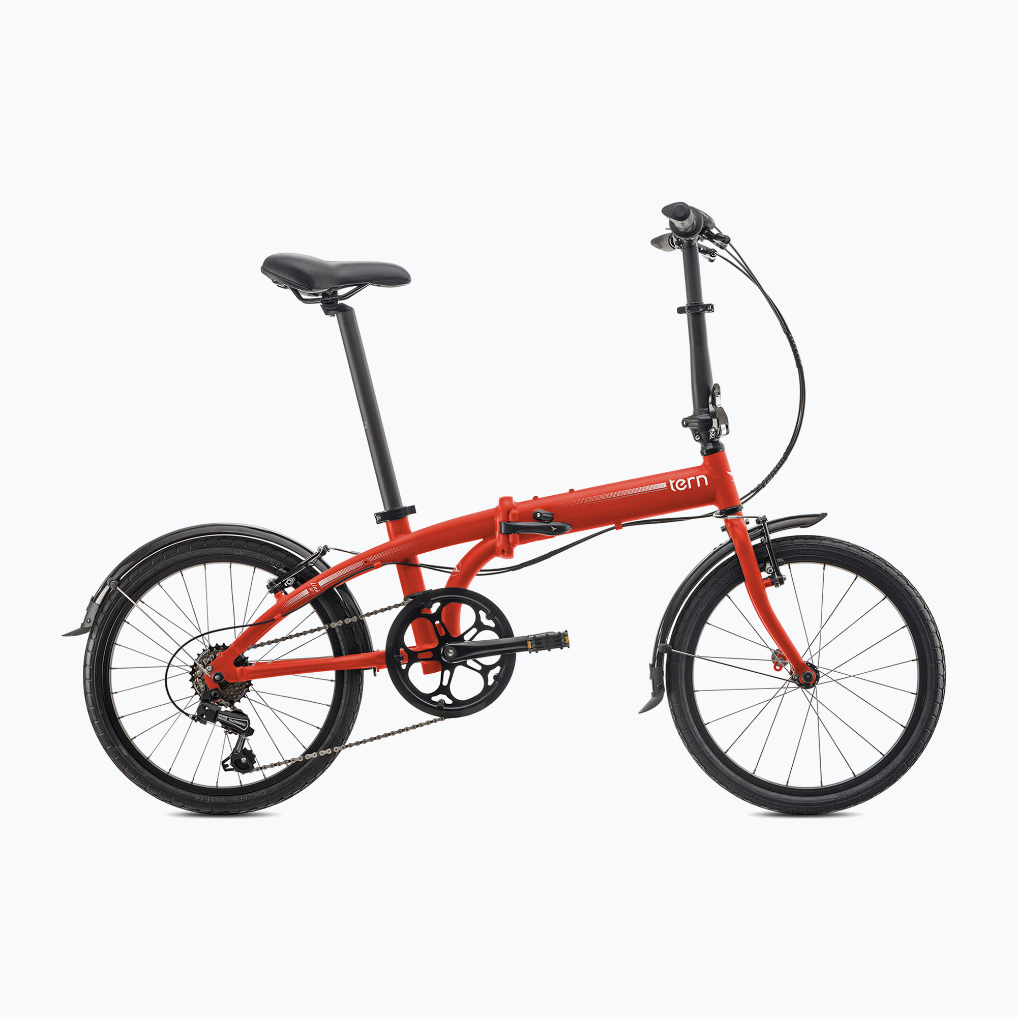 Сгъваем градски велосипед Tern червен LINK B7