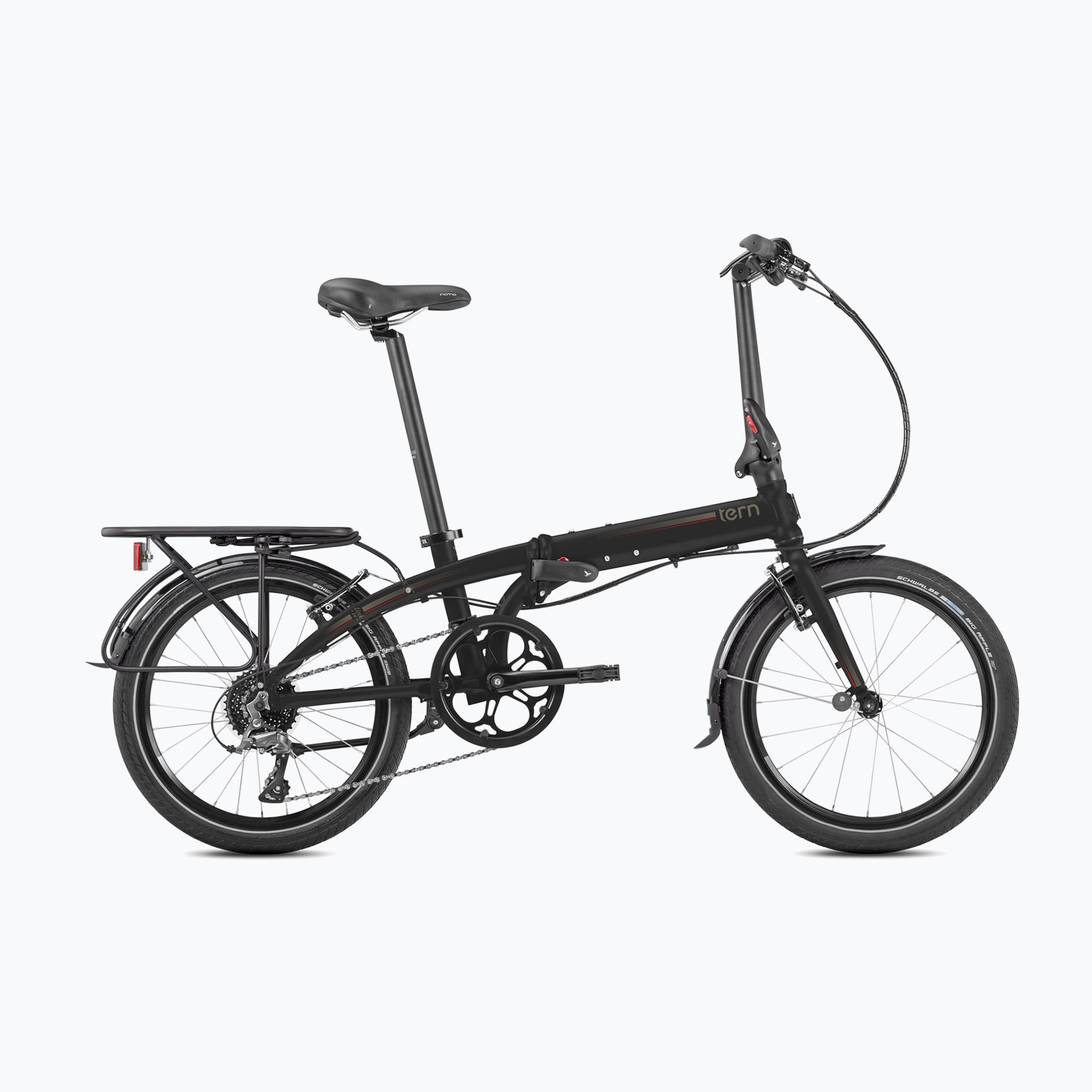 Сгъваем градски велосипед Tern черен LINK D8