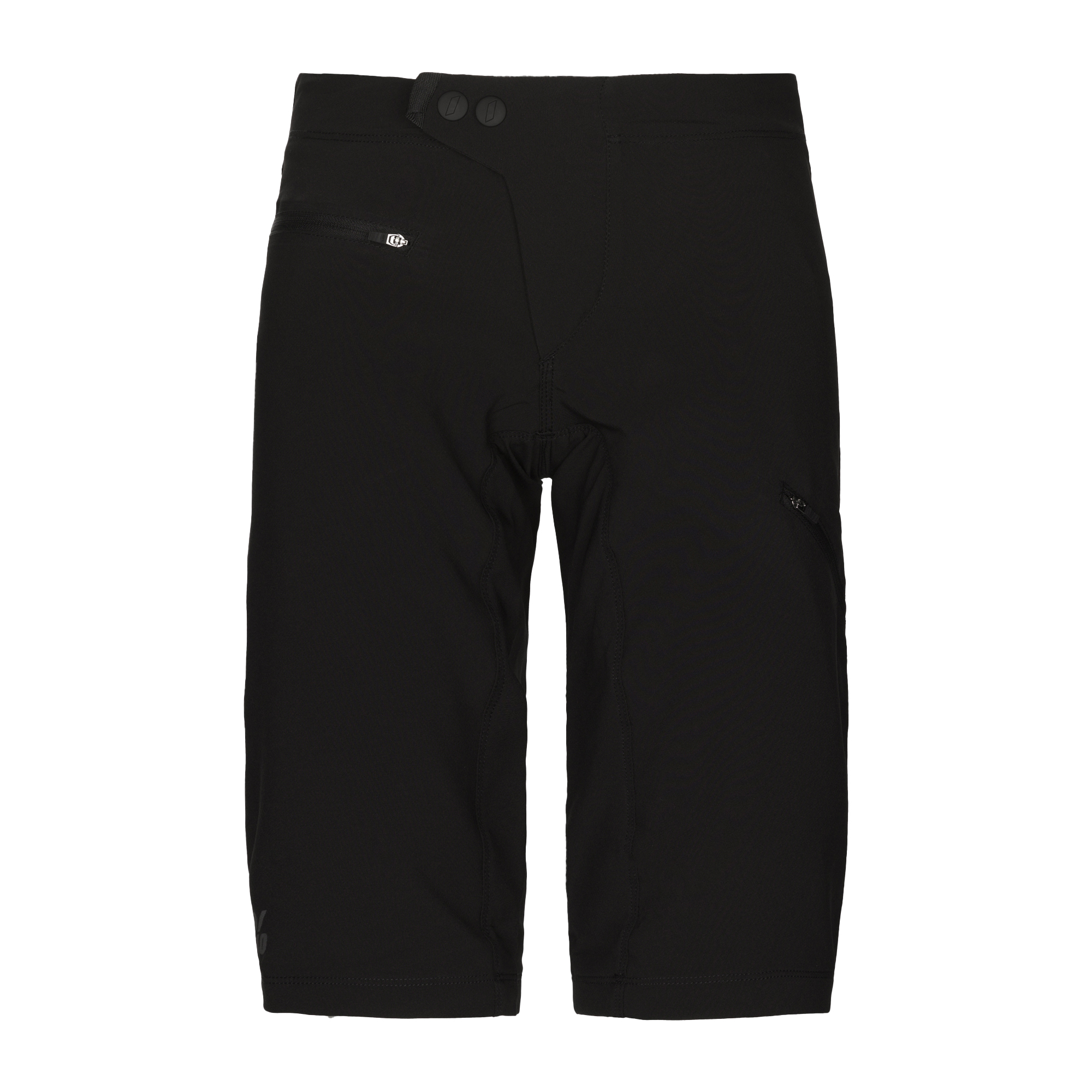 Дамски къси панталони за колоездене 100% Ridecamp черни STO-45901-001-10
