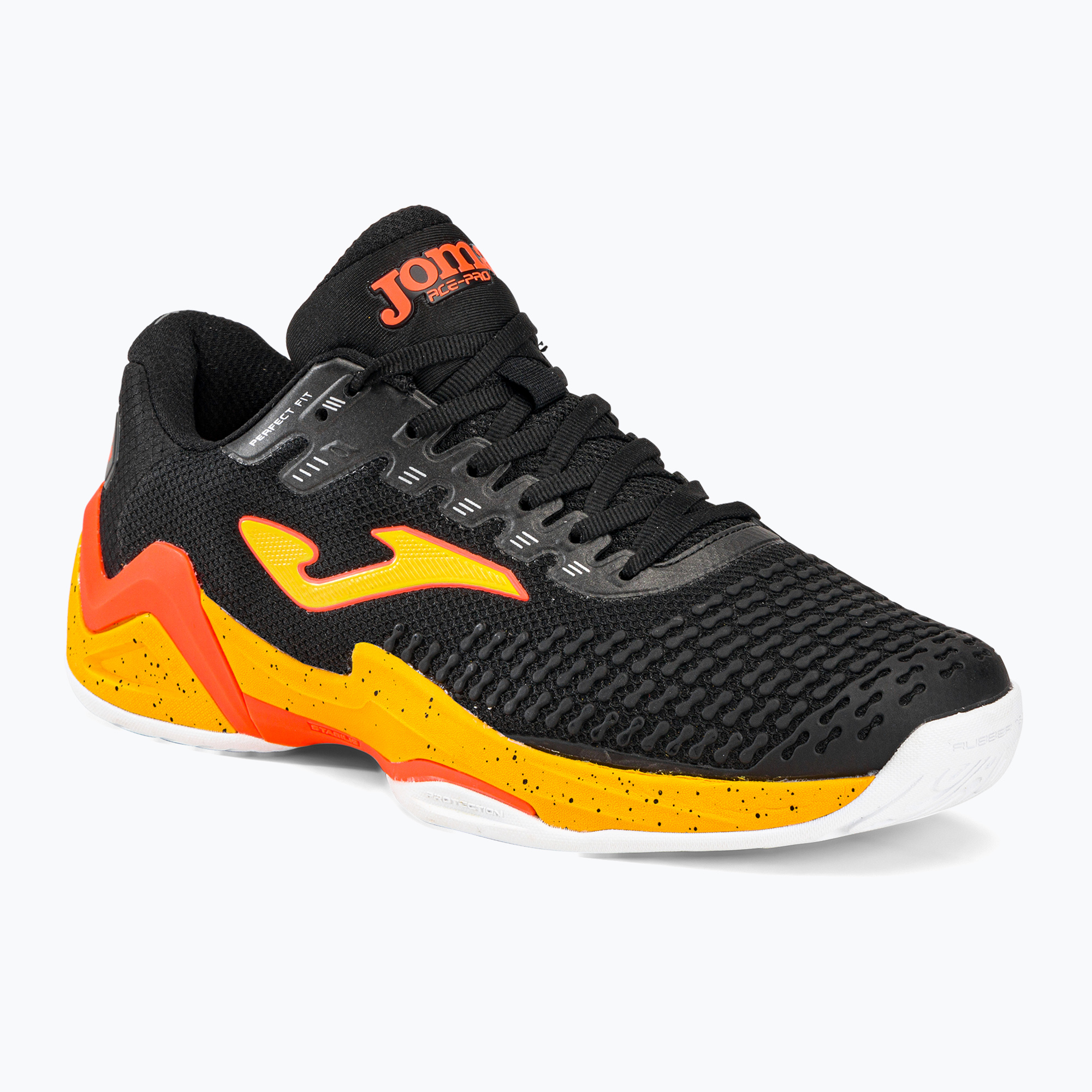 Joma T.Ace 2301 мъжки обувки за тенис в черно и оранжево TACES2301T