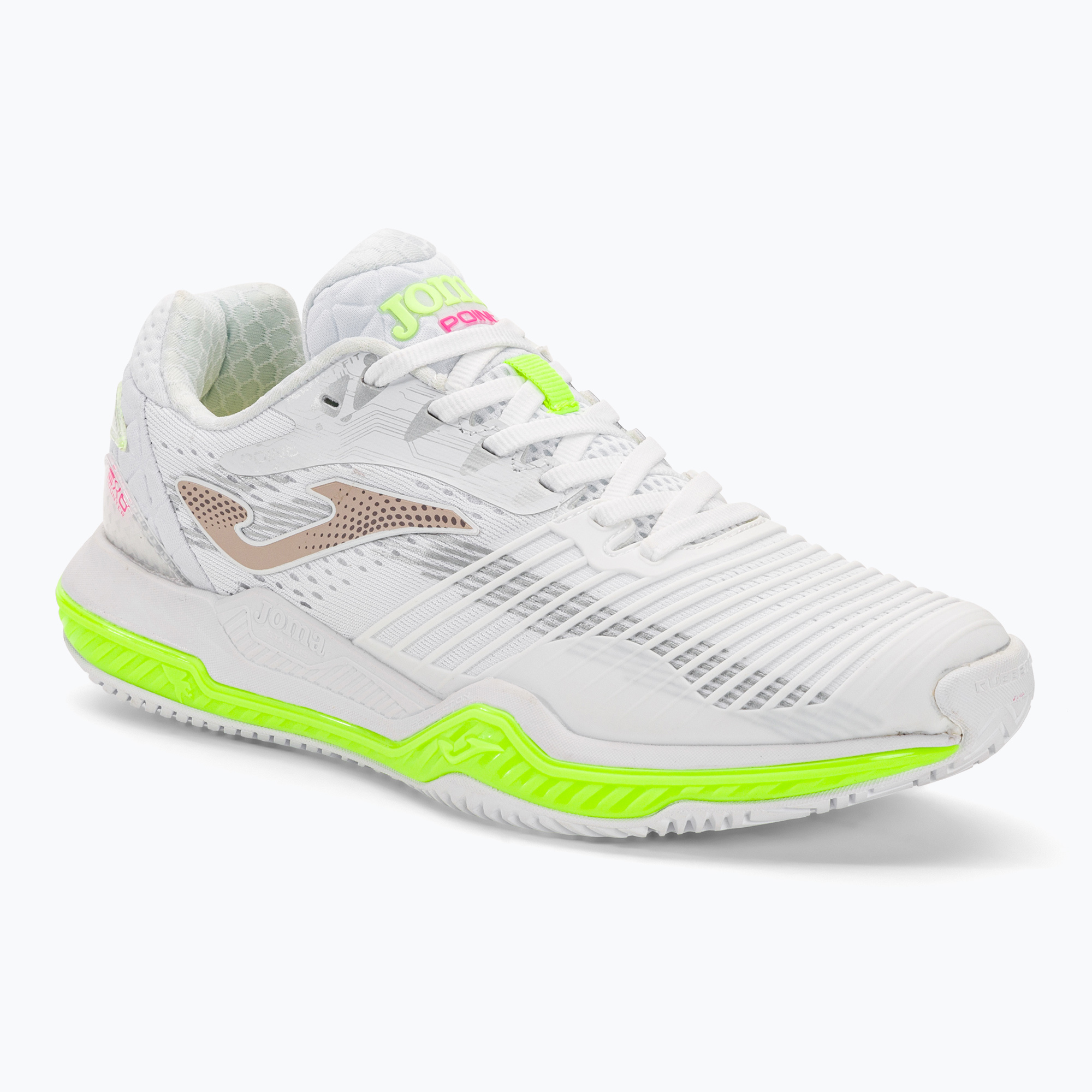 Joma T.Point дамски обувки за тенис в бяло и зелено TPOILS2302T