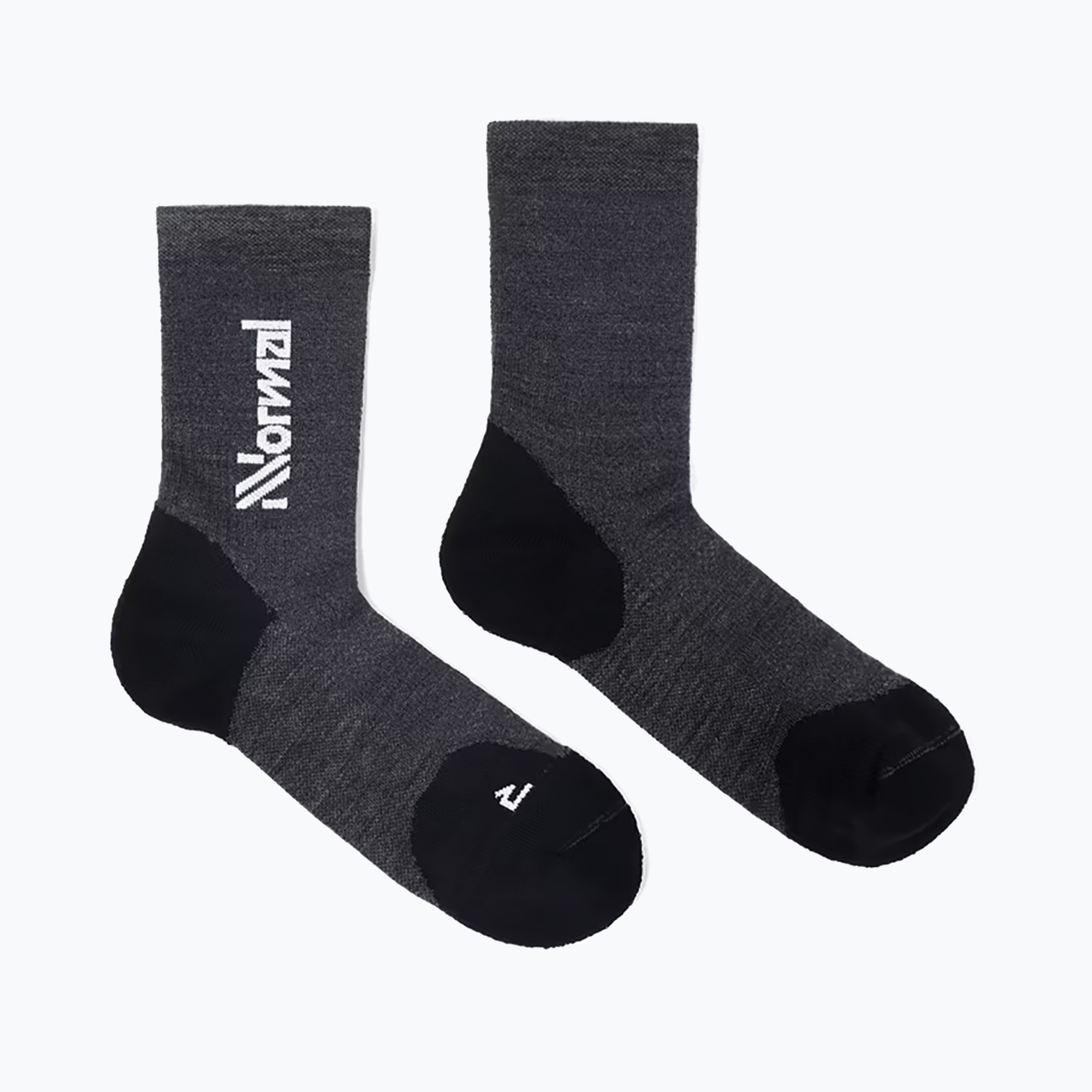 NNormal Merino чорапи за бягане черни