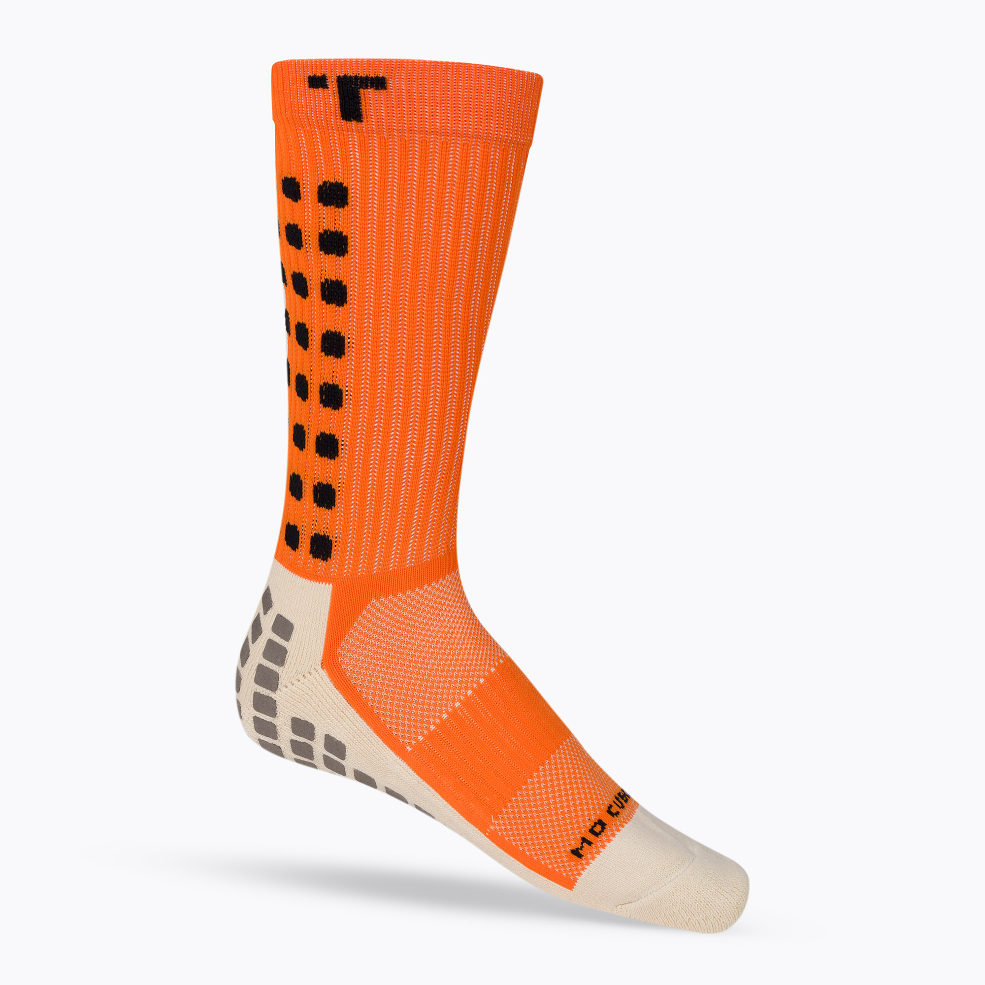 TRUsox Mid-Calf Cushion оранжеви футболни чорапи CRW300
