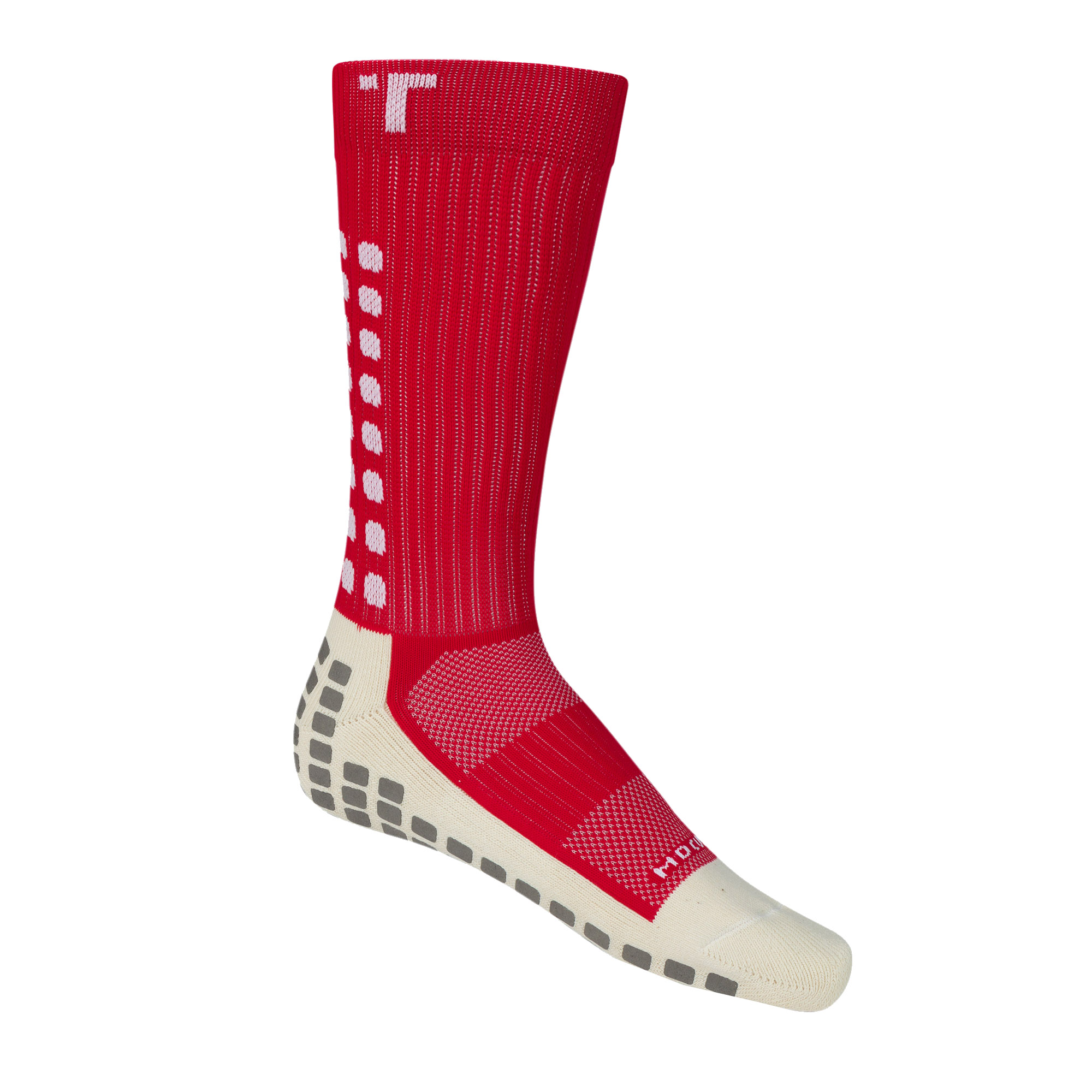 TRUsox Mid-Calf Cushion футболни чорапи червени CRW300