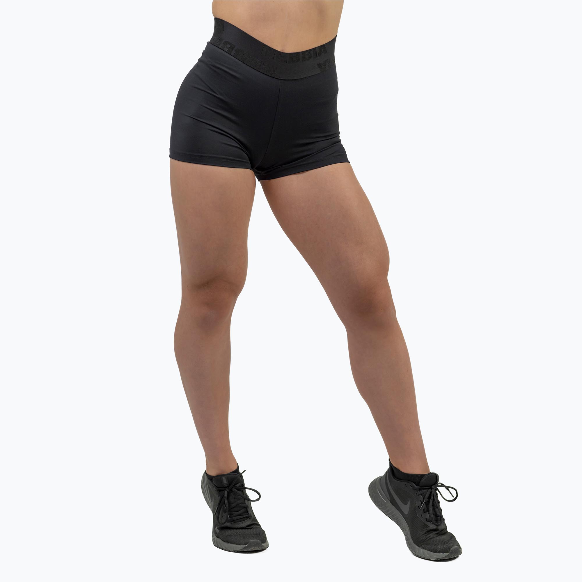 Дамски шорти за тренировка NEBBIA Intense Leg Day High-Waist black