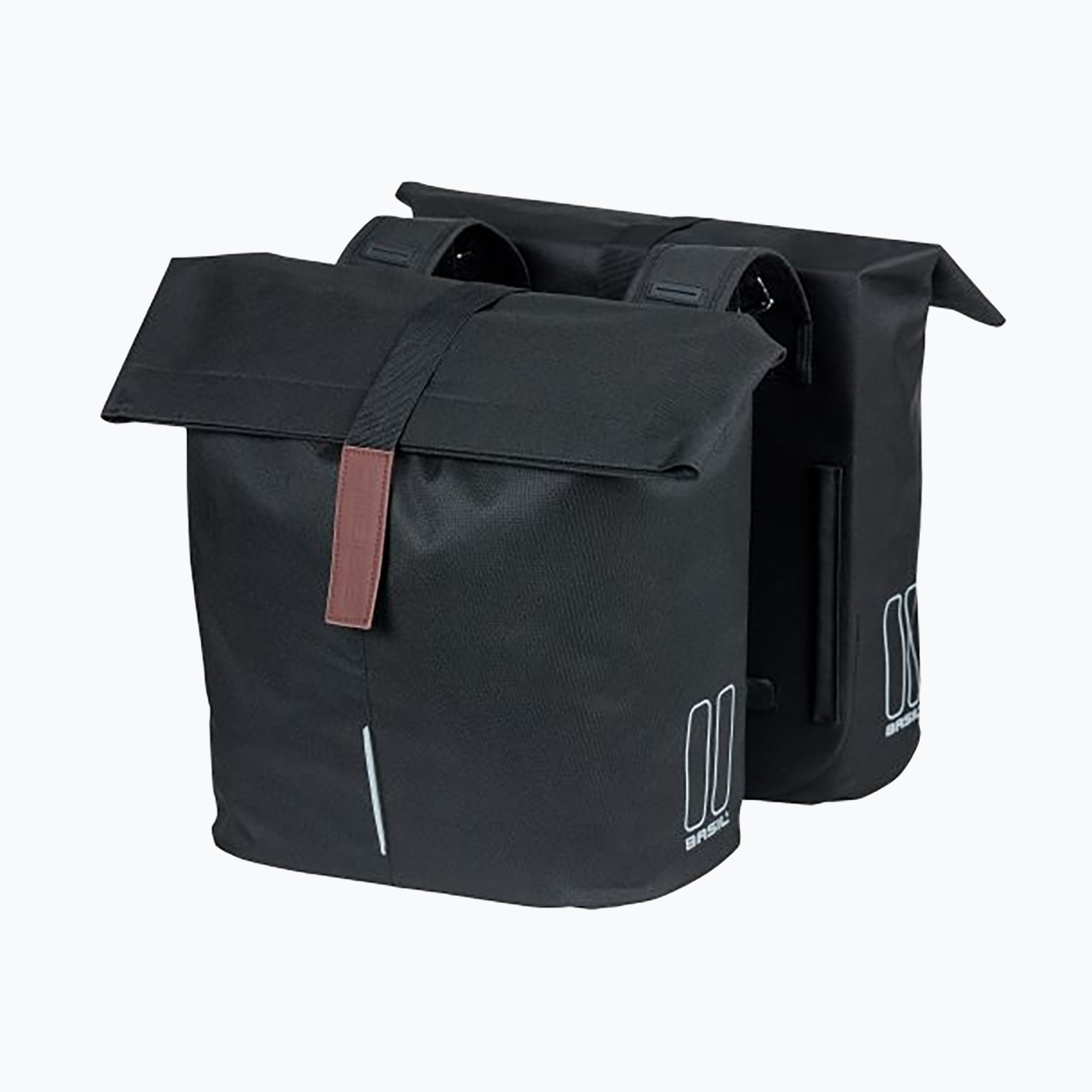 Basil Bloom City двойна чанта за багажник за велосипед черна B-18071
