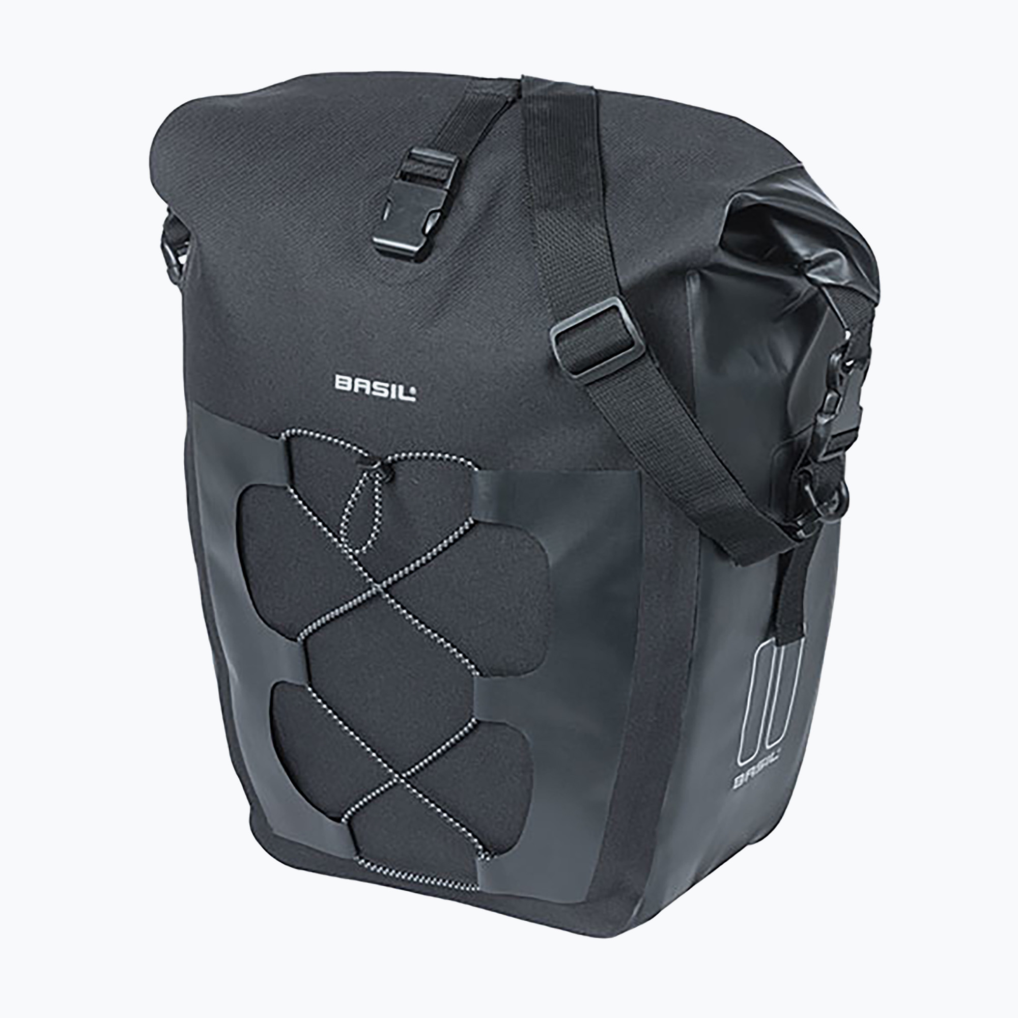Basil Bloom Navigator Водоустойчива единична чанта за багажник за велосипед черна B-18258