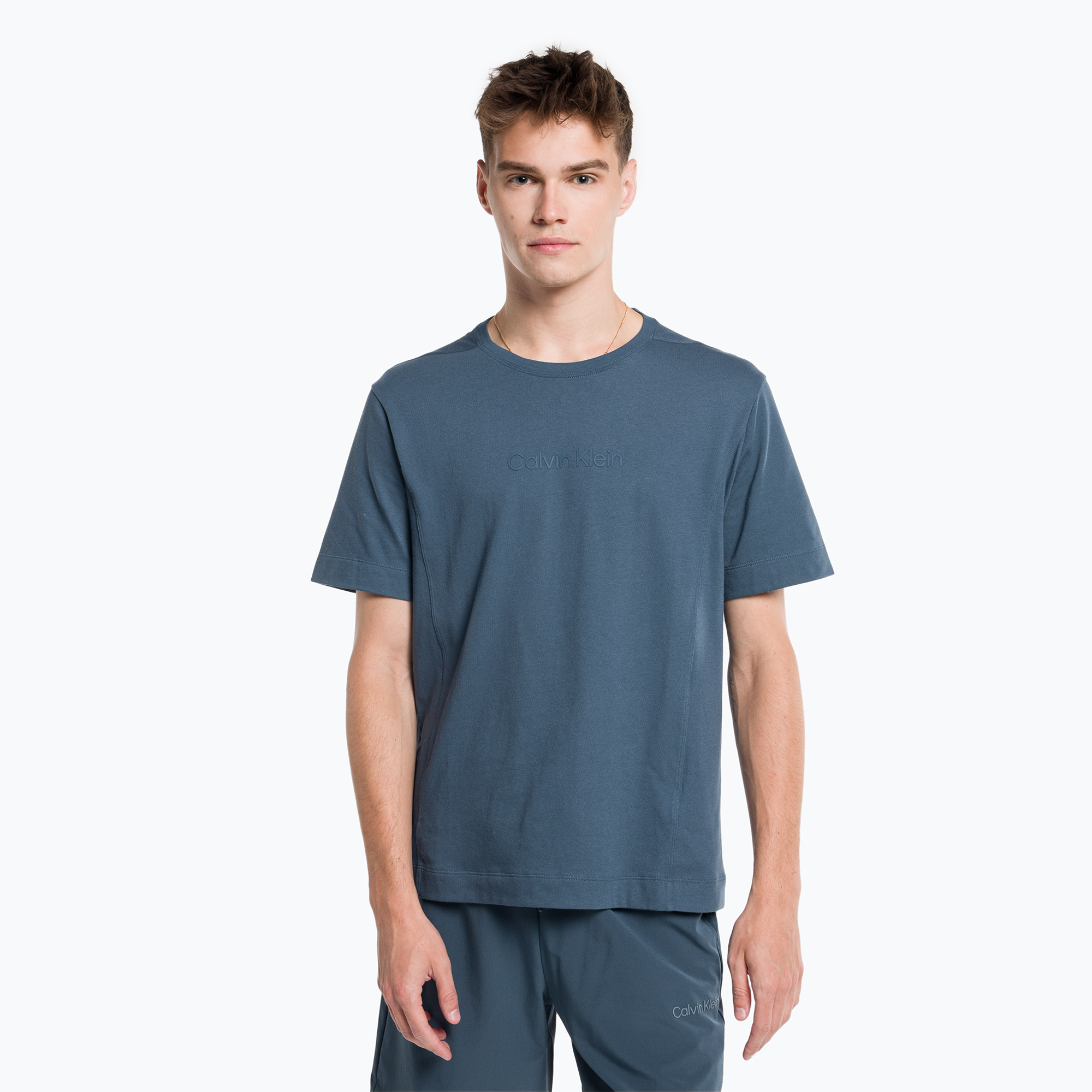 Мъжка тениска Calvin Klein crayon blue