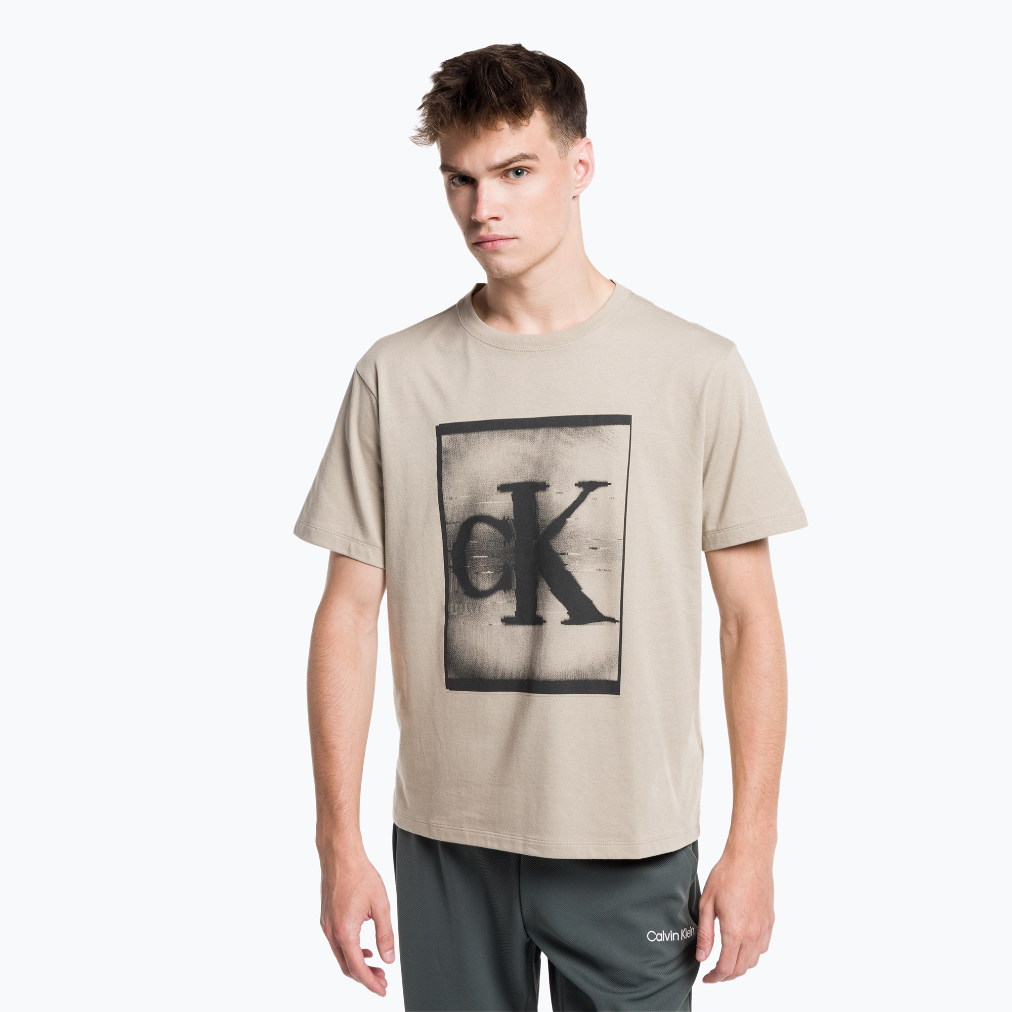 Мъжка зимна ленена тениска Calvin Klein