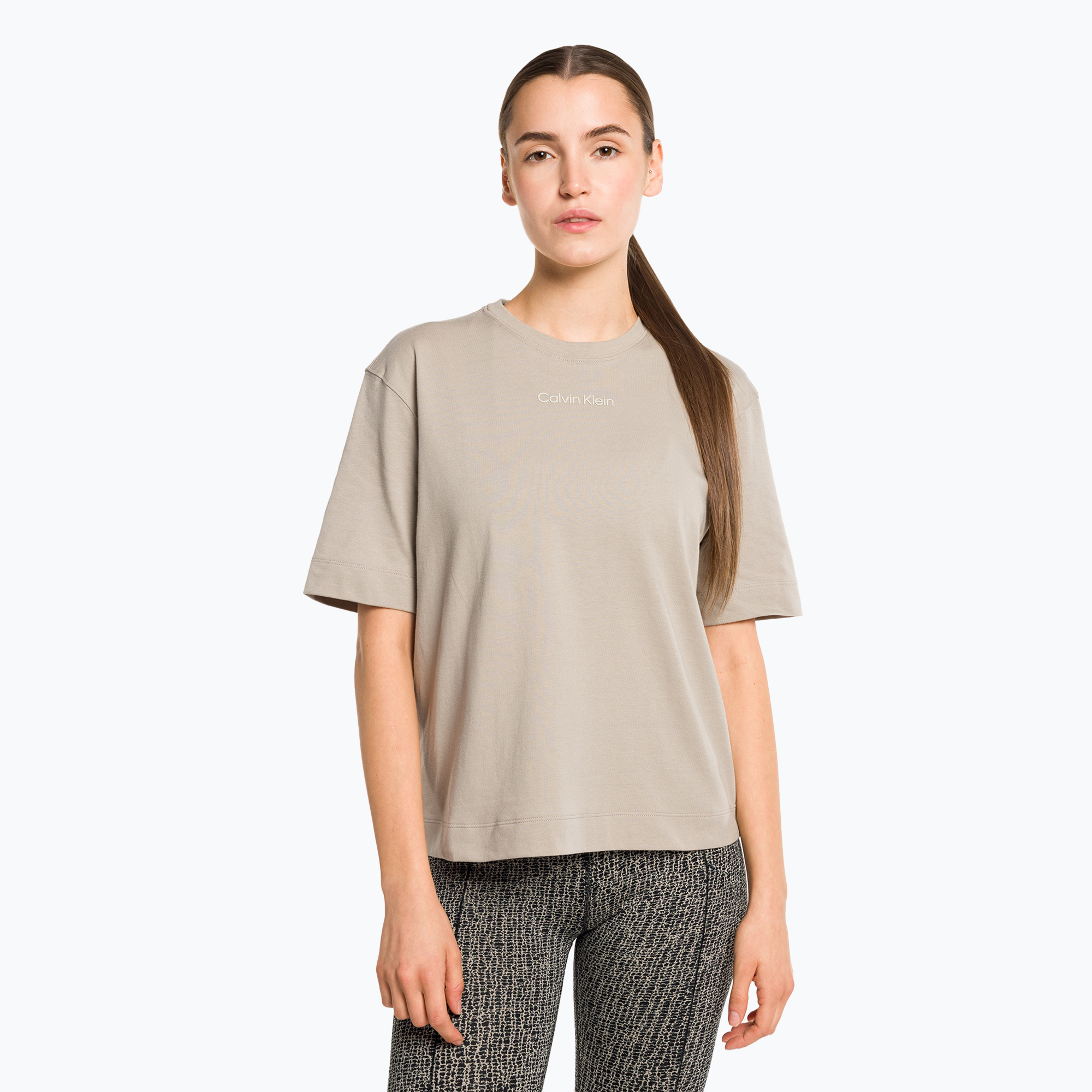 Зимна ленена тениска за жени на Calvin Klein