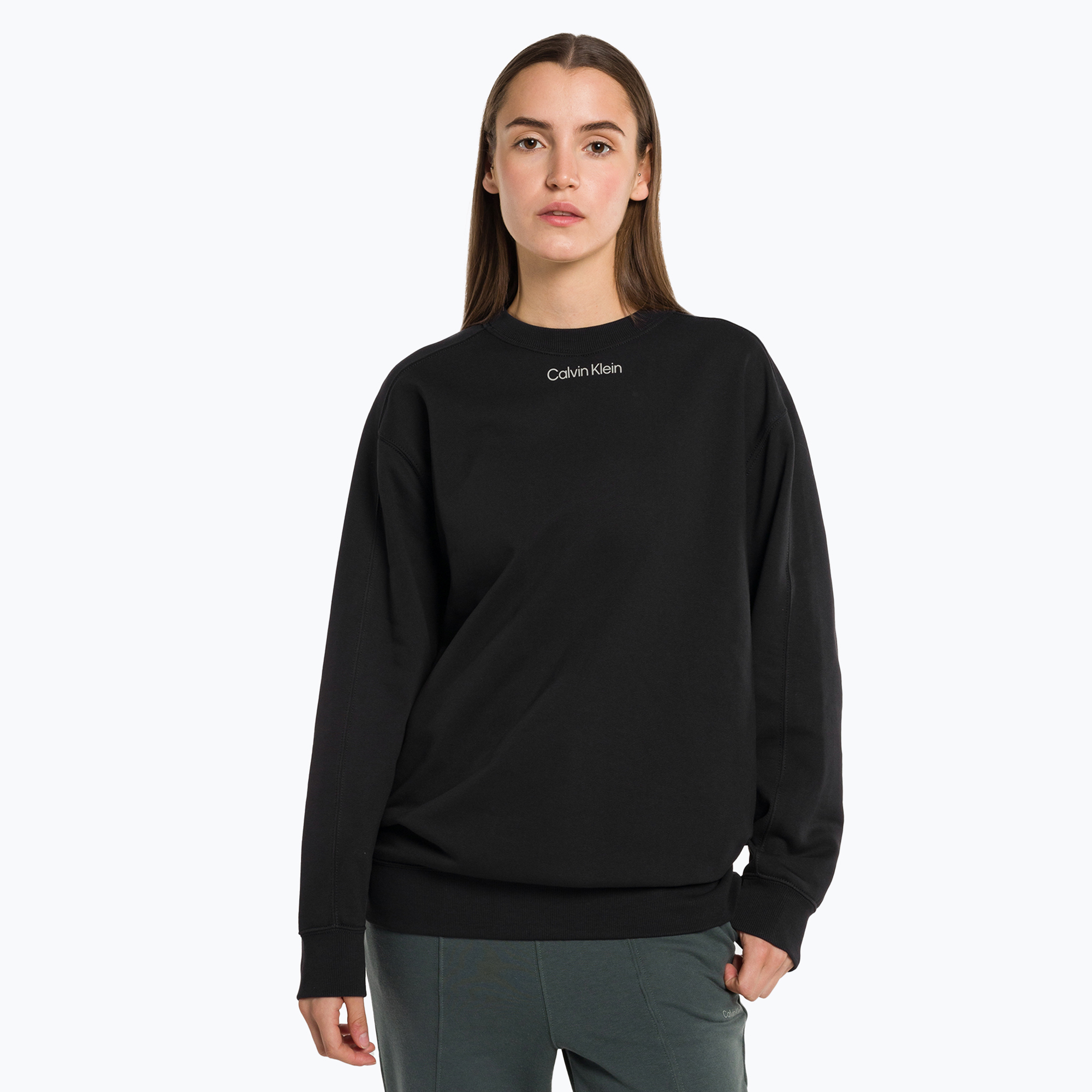 Дамски пуловер Calvin Klein BAE black beauty суитшърт