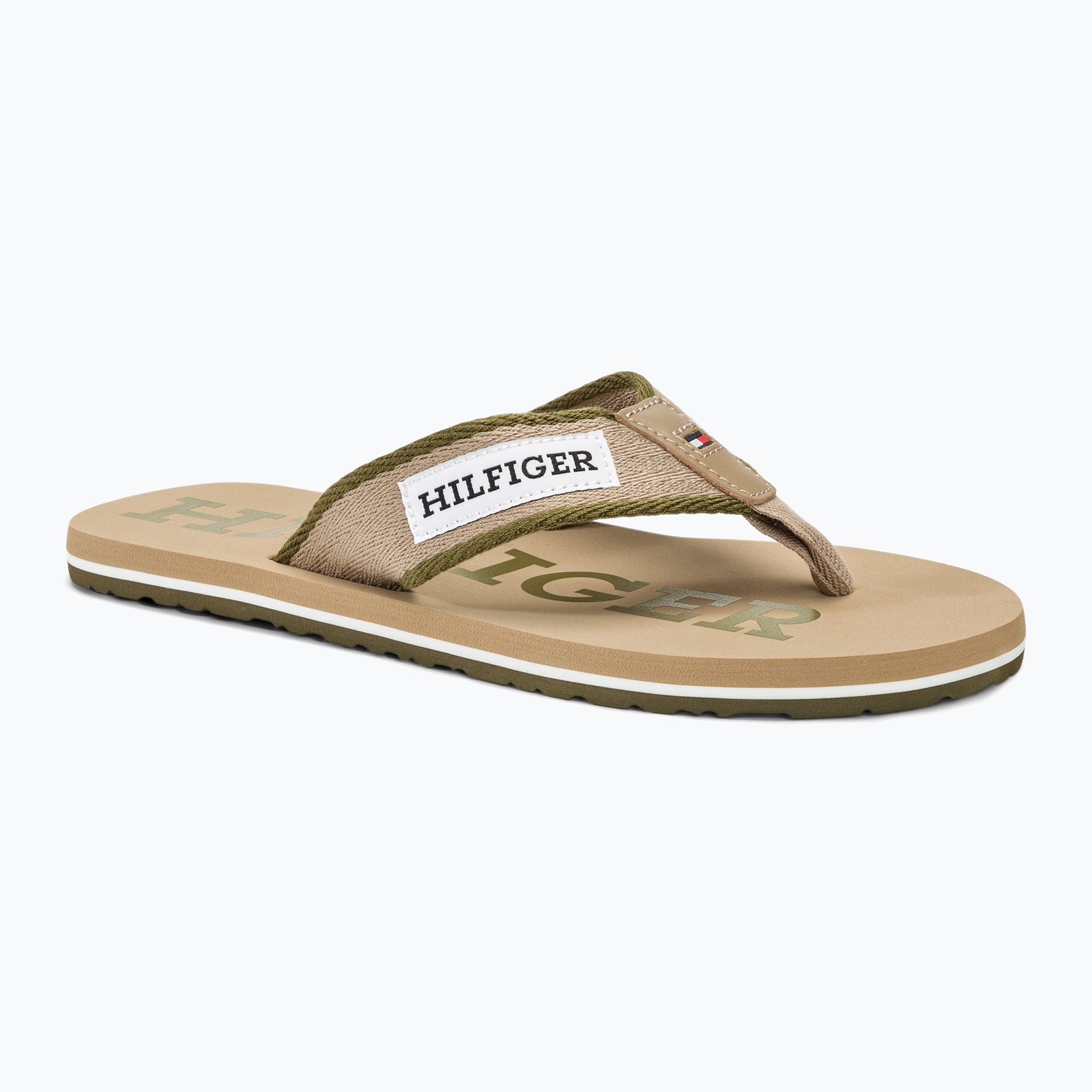 Мъжки Tommy Hilfiger Patch Beach Sandal beige джапанки
