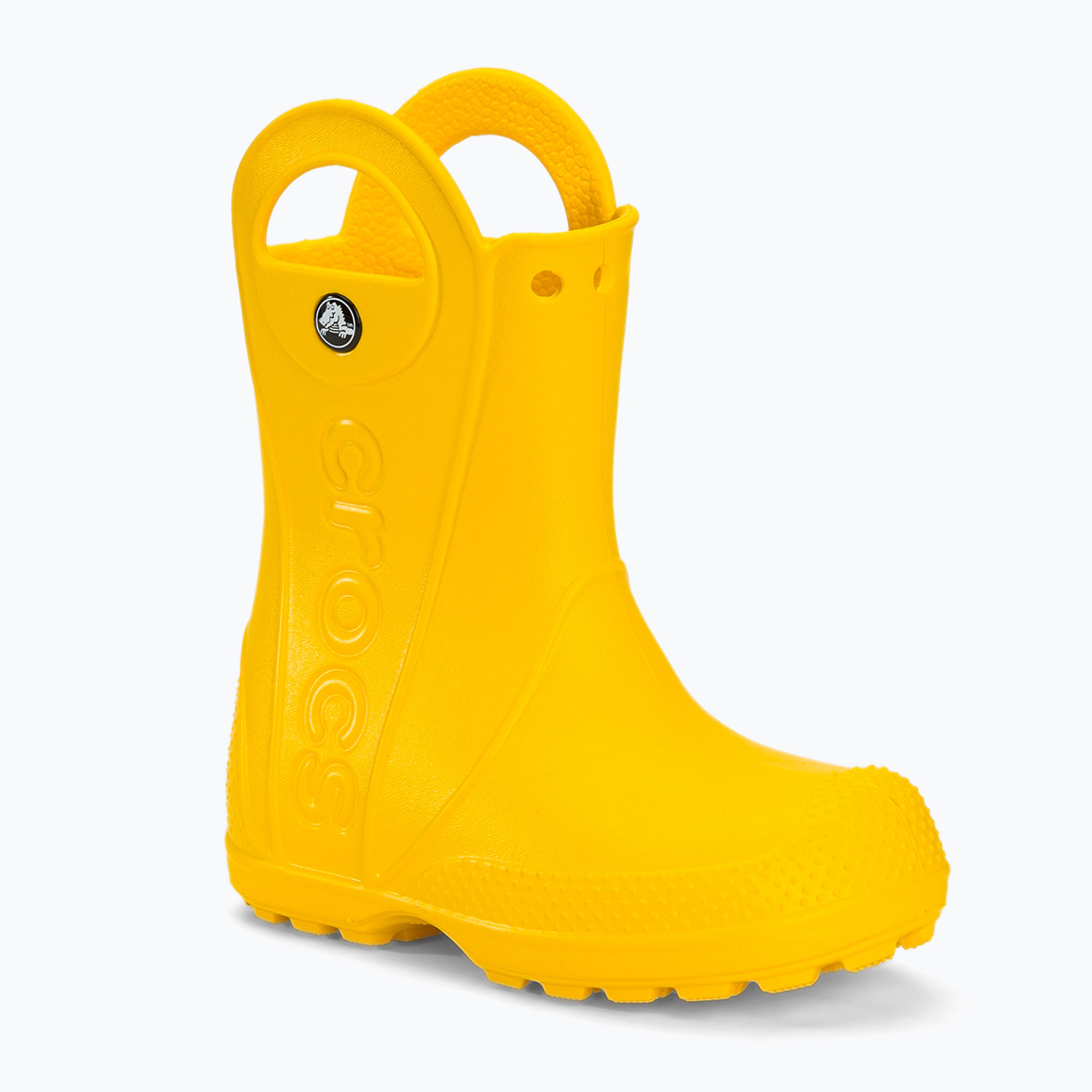 Crocs Дръжка дъждовна обувка за деца жълта