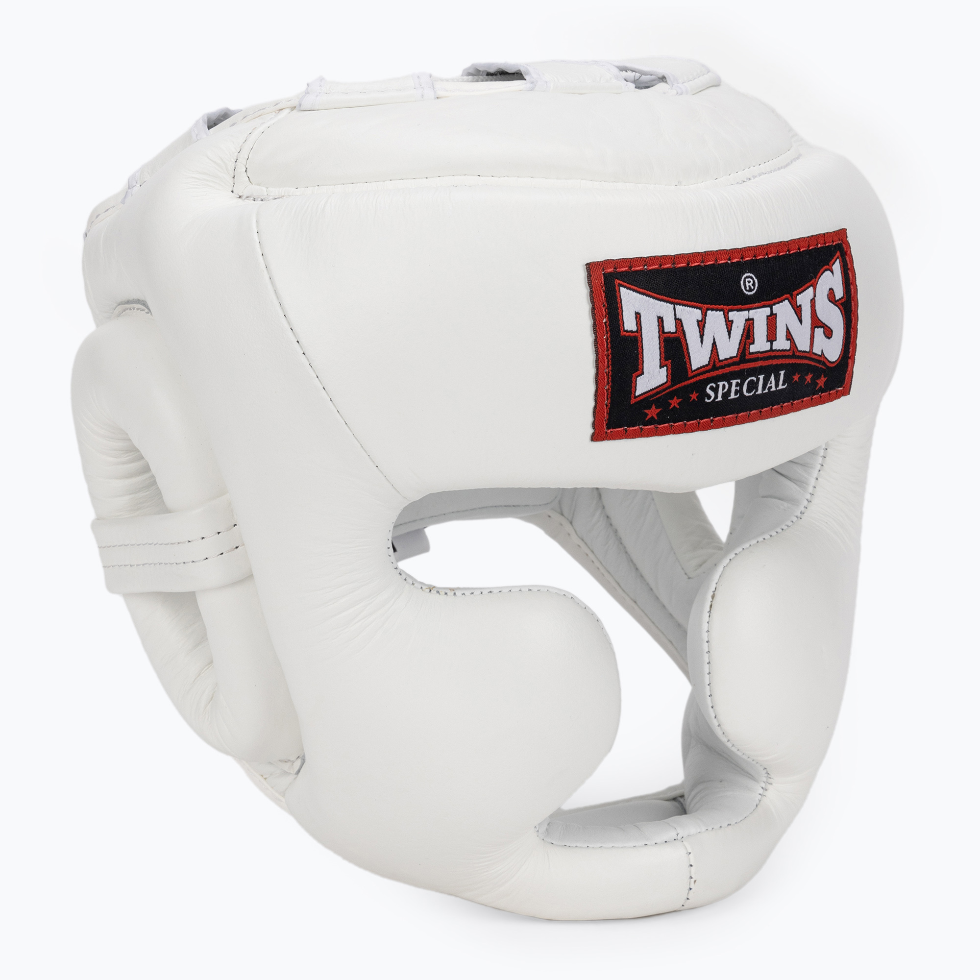 Специална боксова каска за спаринг за близнаци бяла