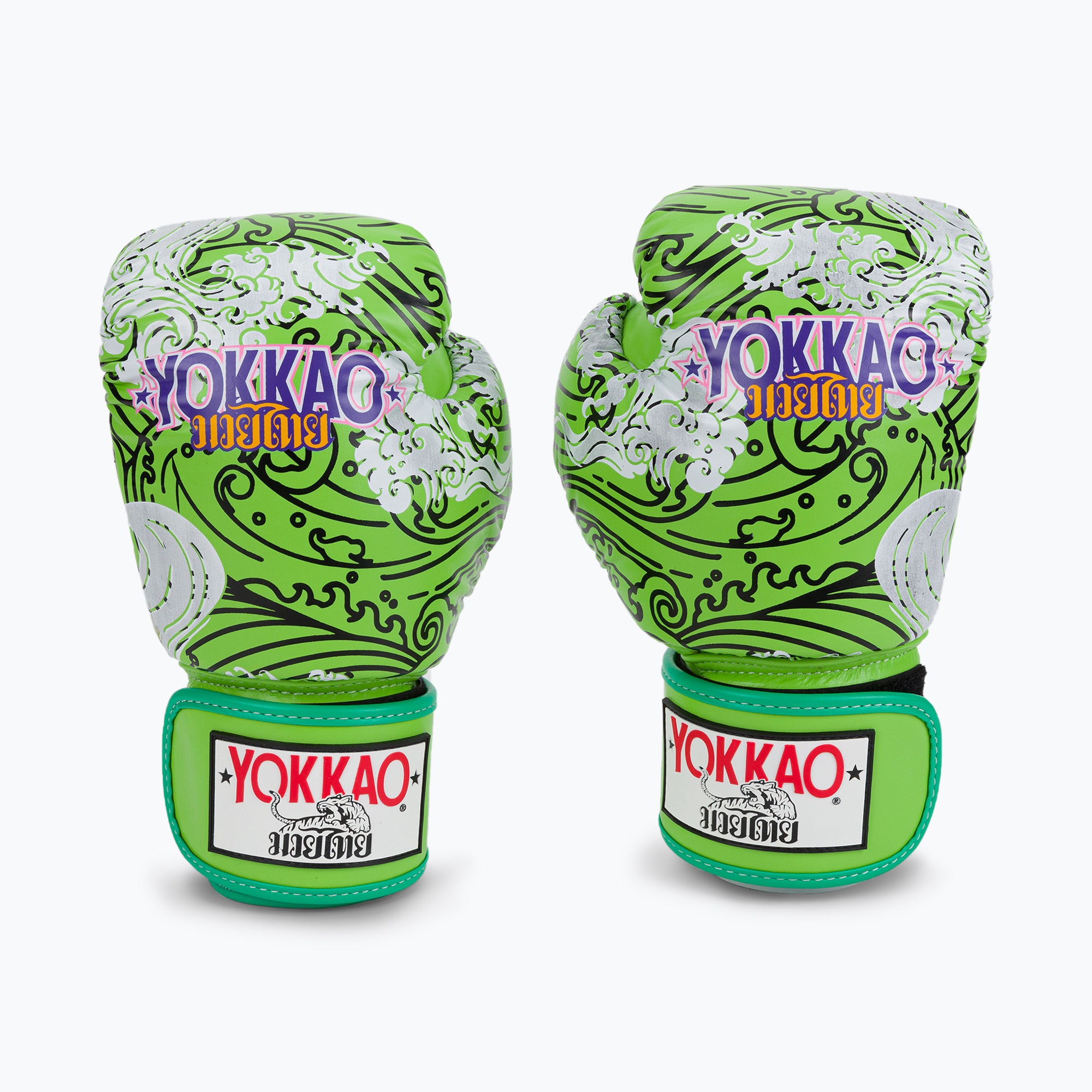 YOKKAO Хавайски зелени боксови ръкавици FYGL-71-20