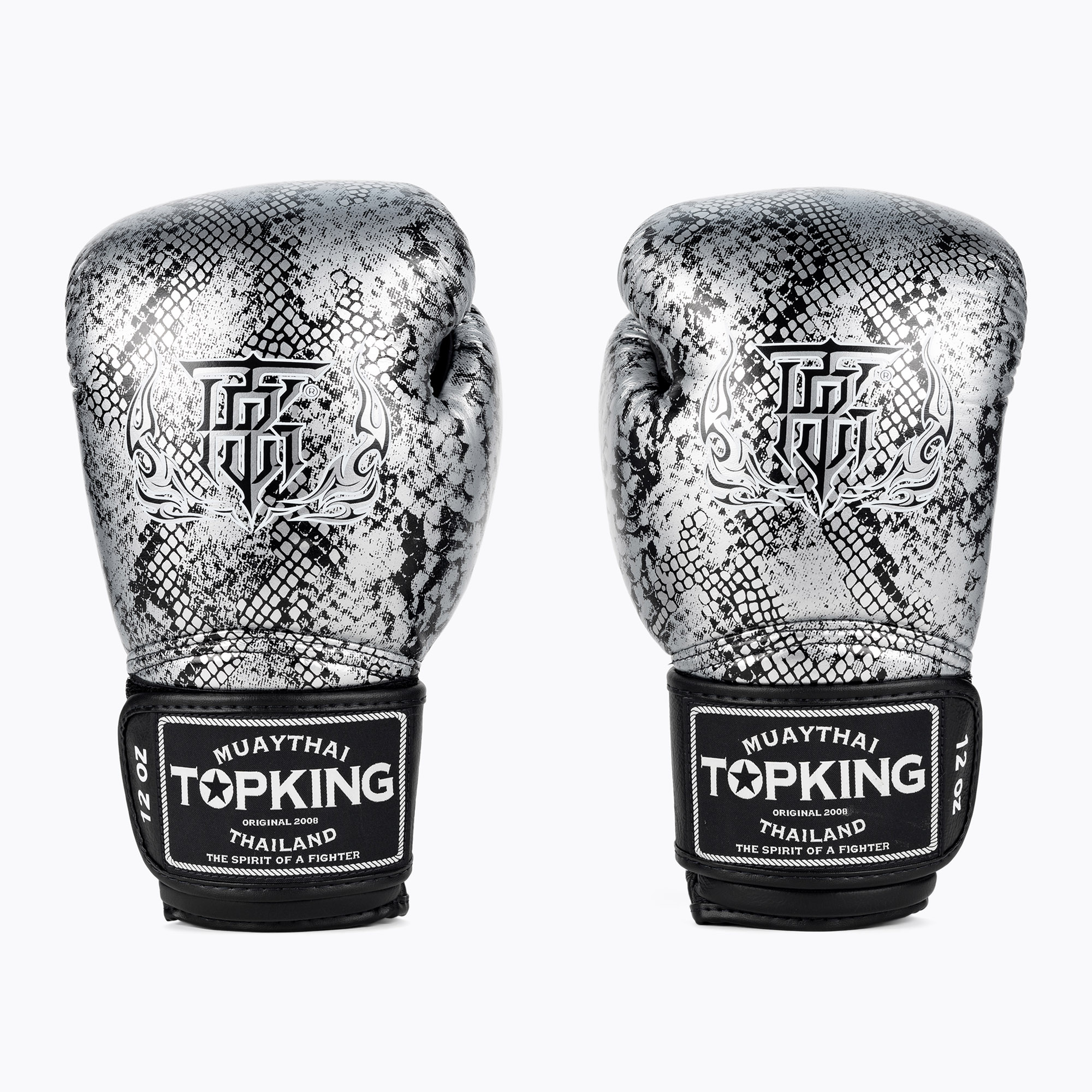 Боксови ръкавици Top King Muay Thai Super Star Snake black TKBGSS-02A-BK
