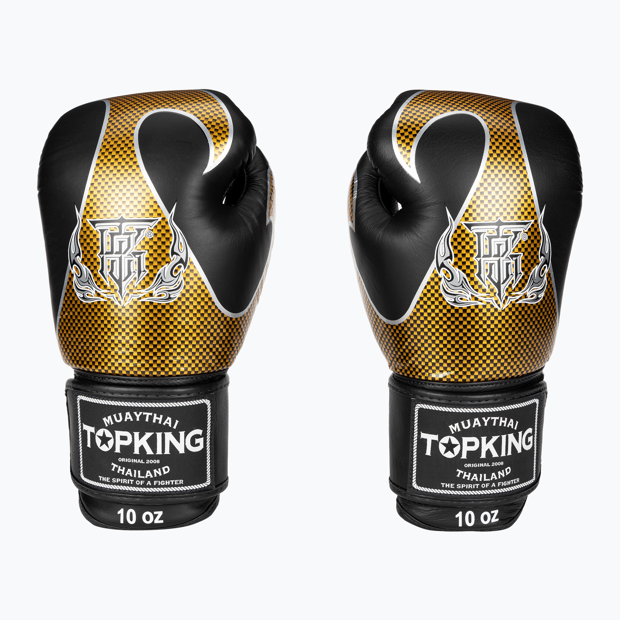 Топ King Muay Thai Empower черни/златни боксови ръкавици