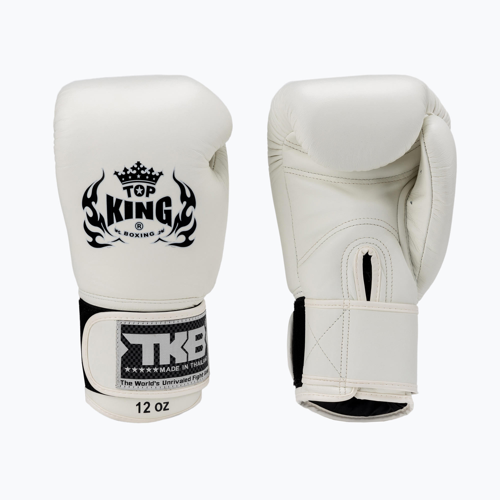 Top King Muay Thai Ultimate боксови ръкавици бели TKBGUV-WH