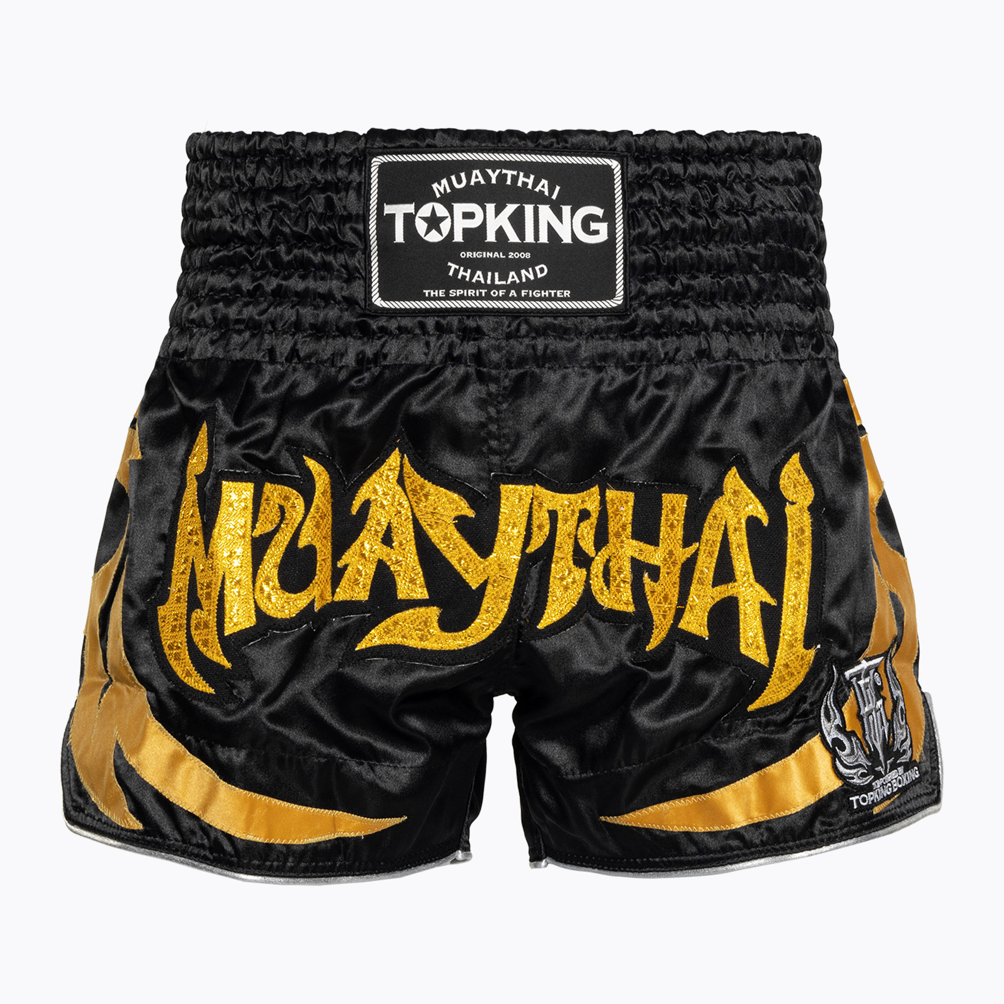 Тренировъчни шорти Top King Kickboxing black/gold