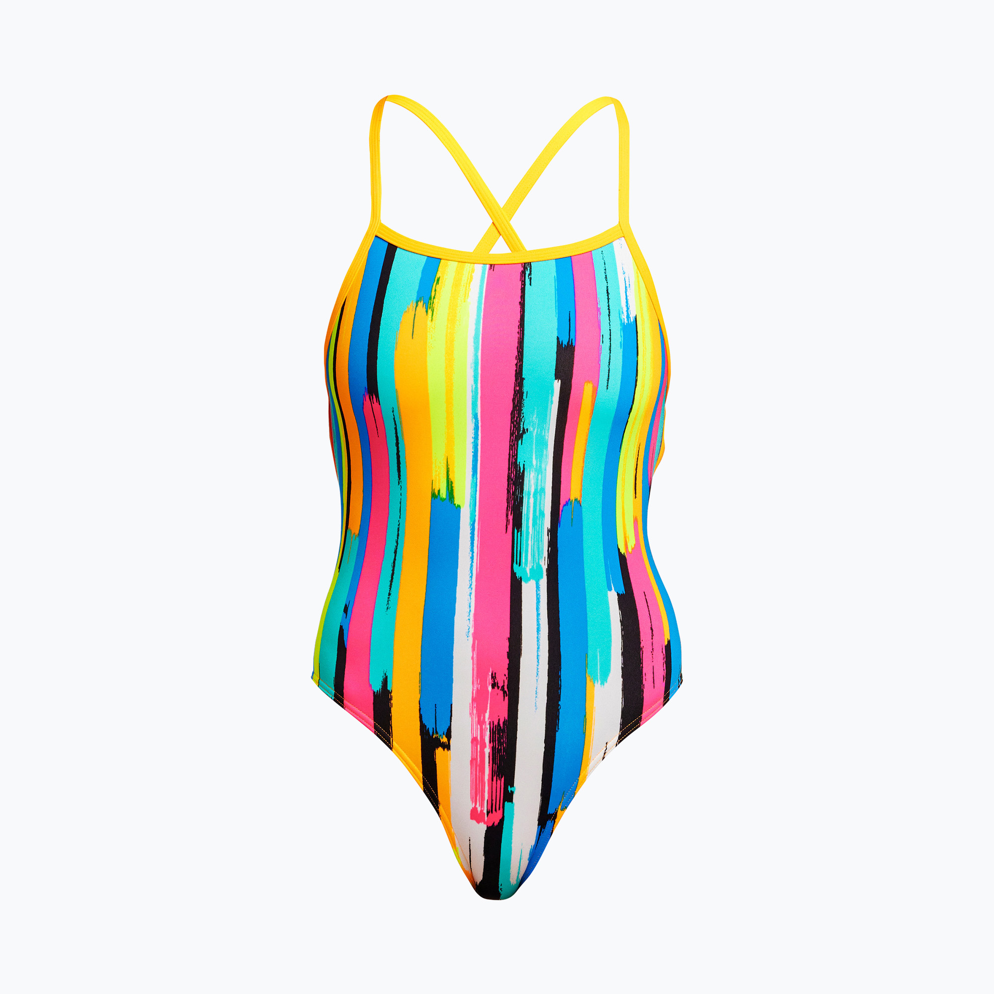 Функционален дамски бански костюм от една част с презрамки в цвят FS38L7148116