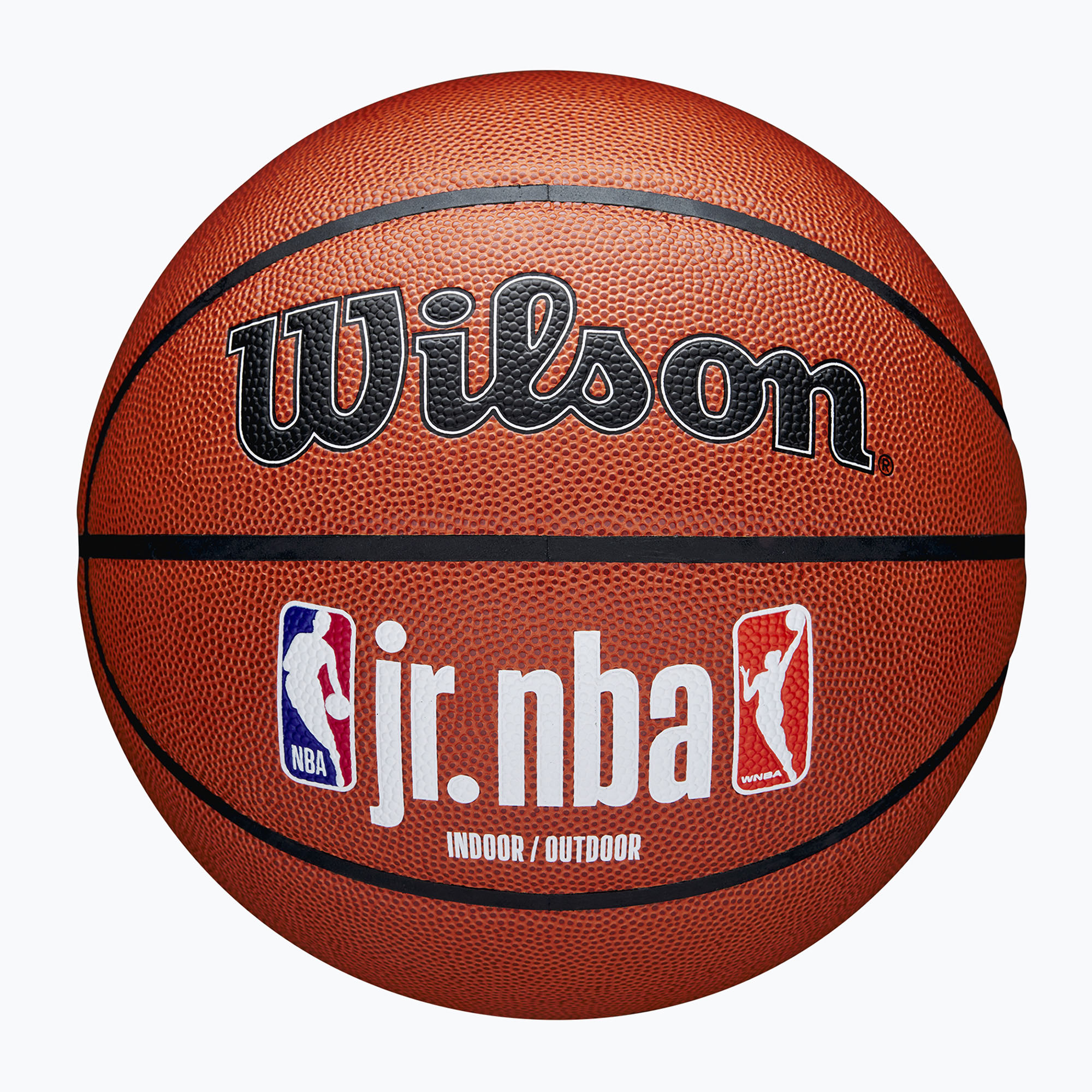 Wilson NBA JR Fam Logo баскетбол на закрито на открито кафяв размер 6