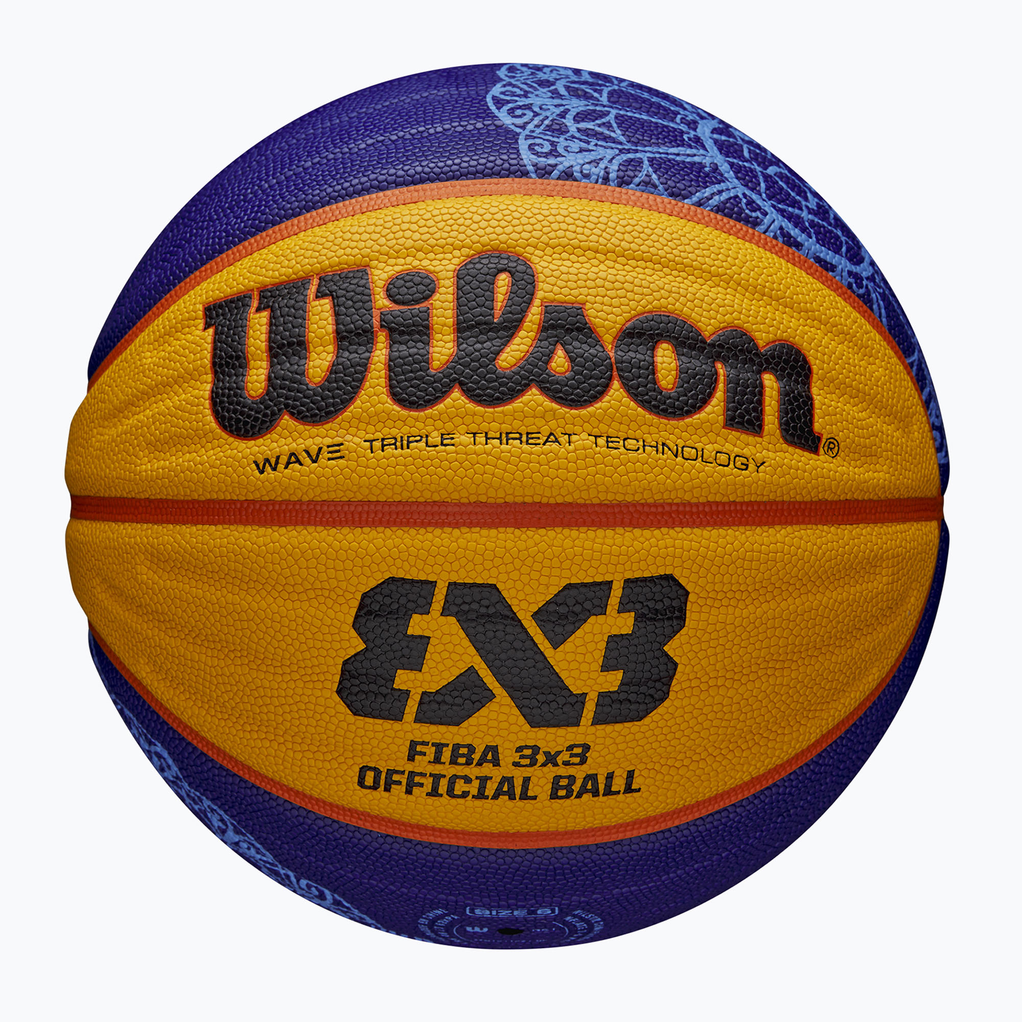Wilson Fiba 3x3 Game Ball Paris Retail баскетбол 2024 синьо/жълто размер 6
