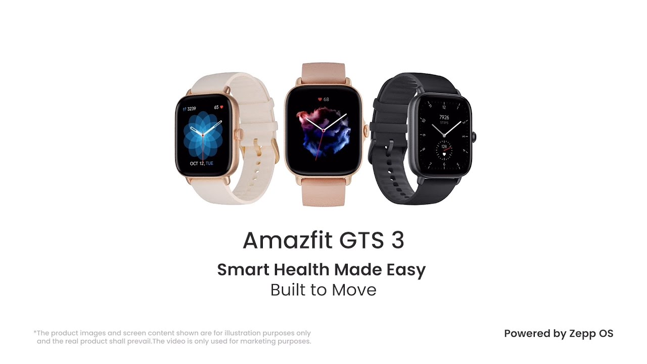 Часовник Amazfit GTS 3 розов W2035OV3N
