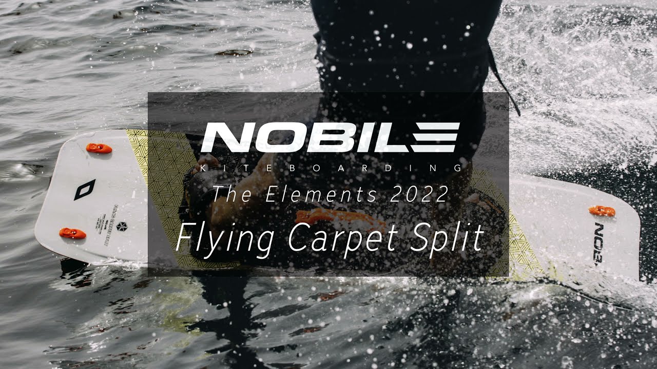 Nobile Flying Carpet Split сгъваем кайтборд черен/сив K22