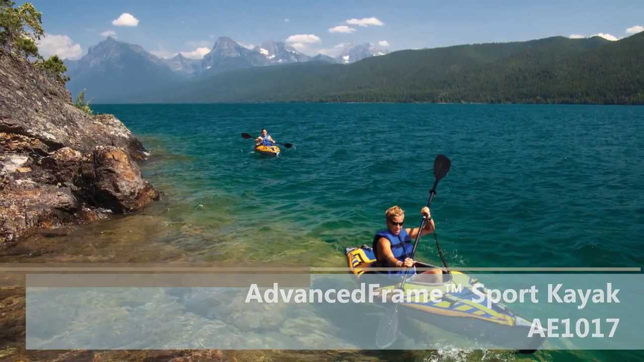 Advanced Elements AdvancedFrame Sport надуваем каяк за 1 човек, оранжев AE1017-O