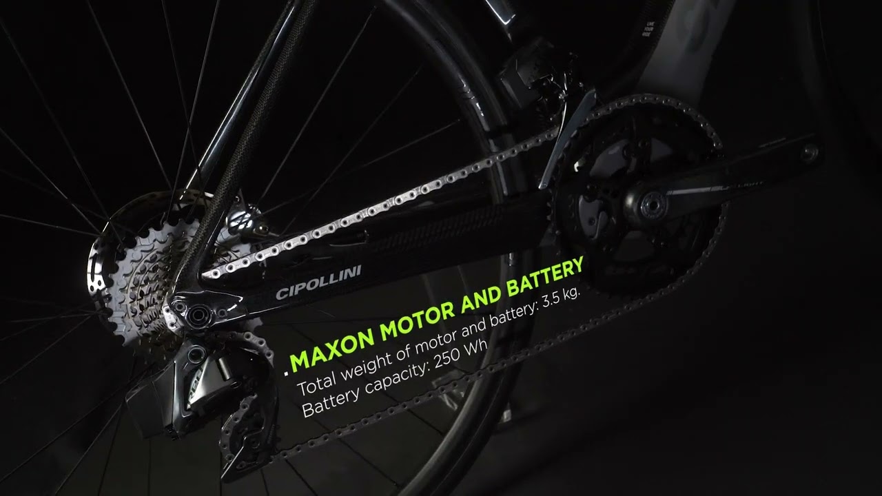 Електрически шосеен велосипед Cipollini FLUSSO DISC BRAKE SRAM RIVAL AXS greynardo карбон лъскав