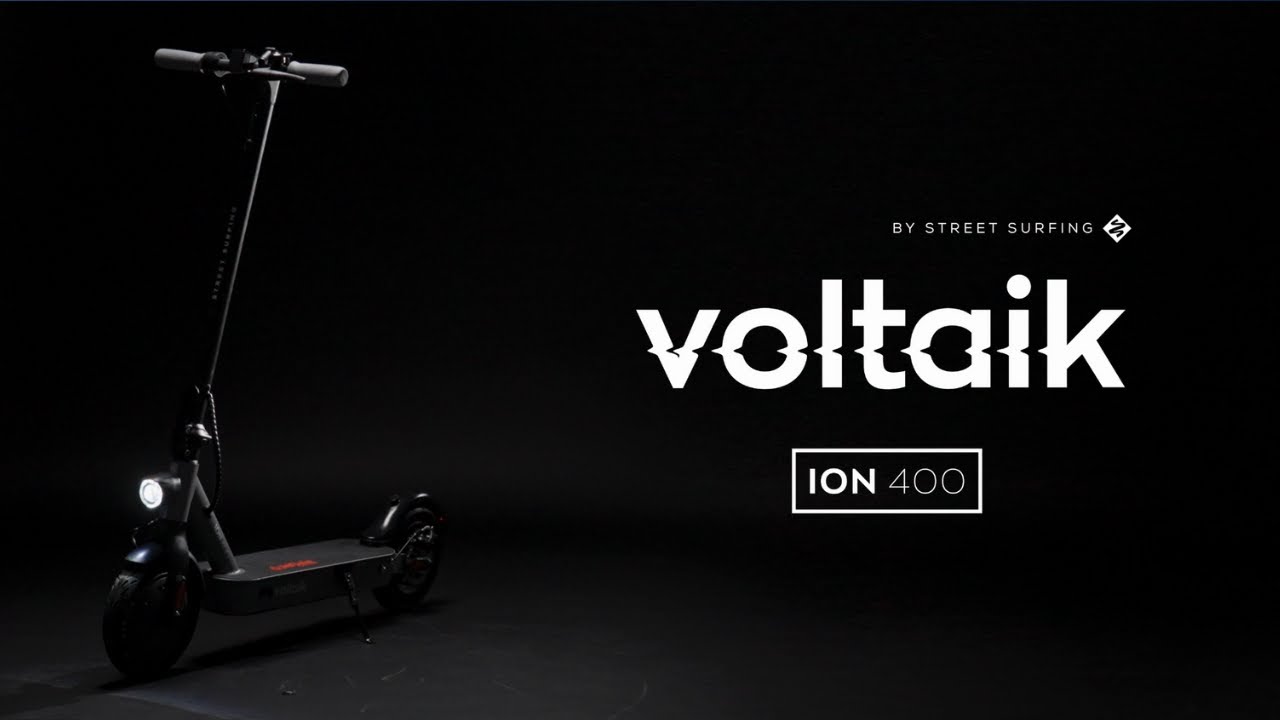 Street Surfing Voltaik Ion 400 електрически скутер сив