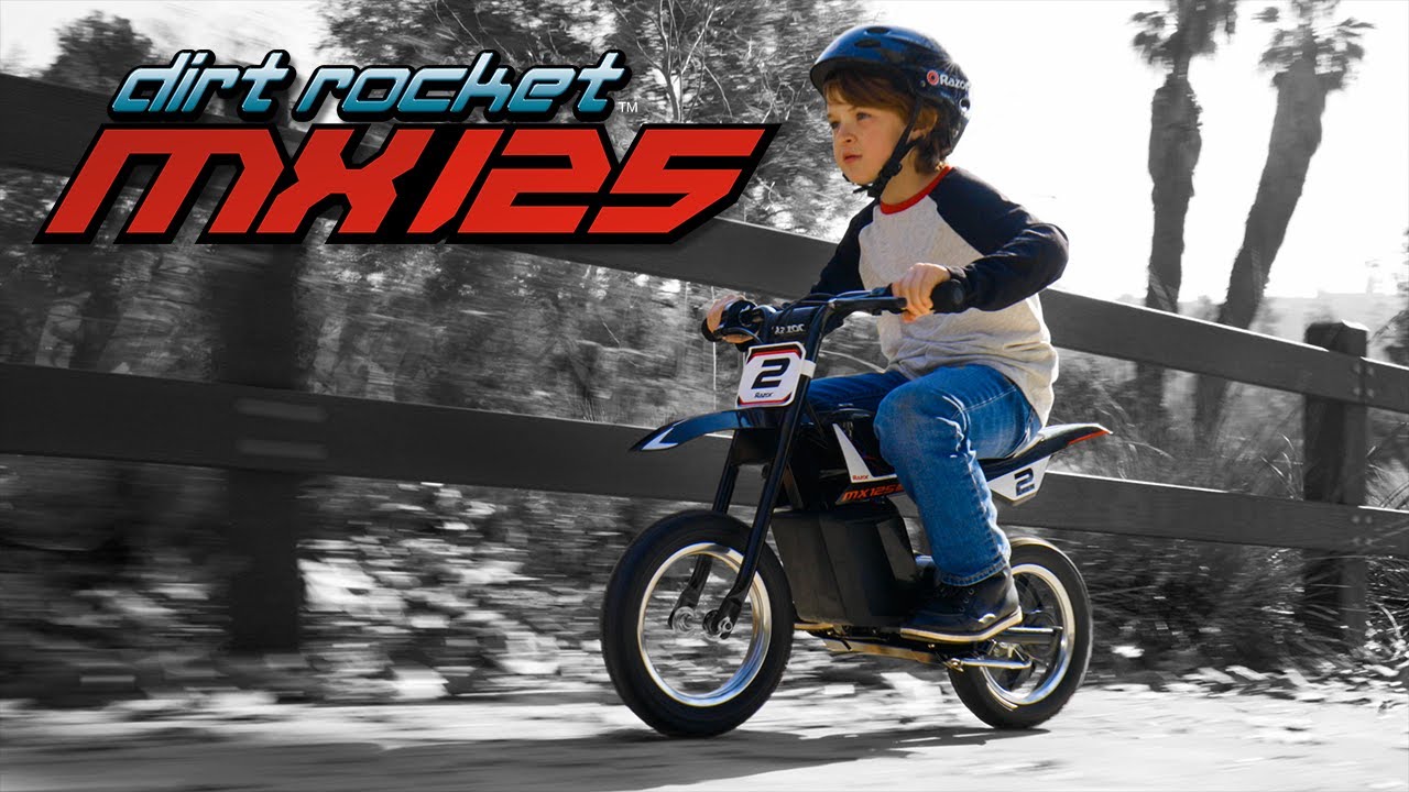 Детски електрически мотоциклет Razor Mx125 Dirt Rocket черен 15173858