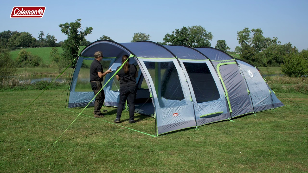 Палатка за къмпинг Coleman Meadowood 6 Long синя 2000037069